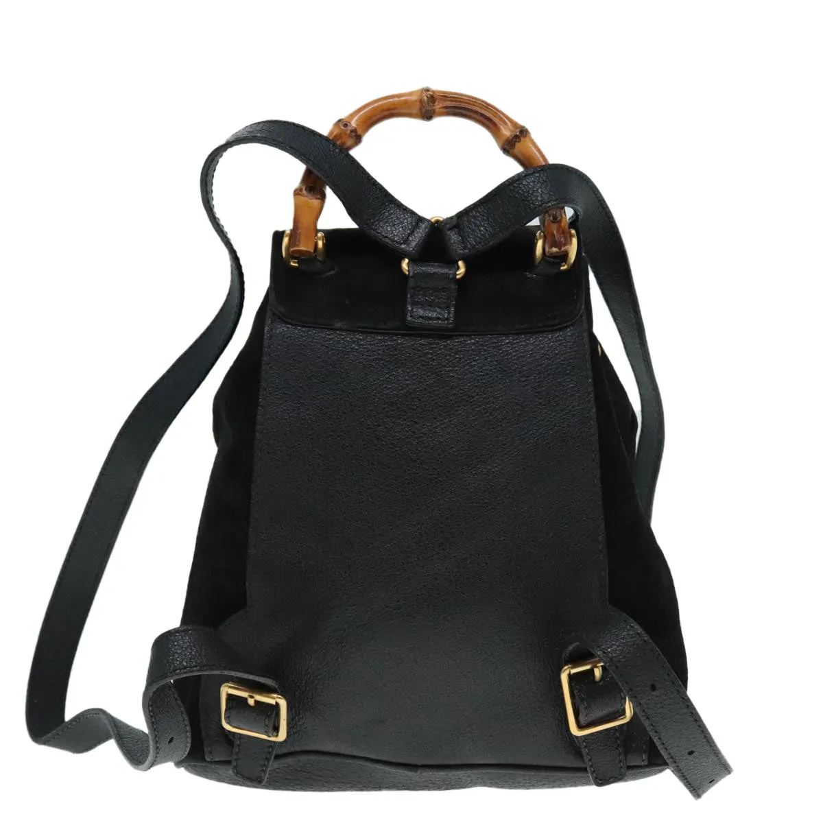 Gucci Bamboo  Suede Backpack Bag
