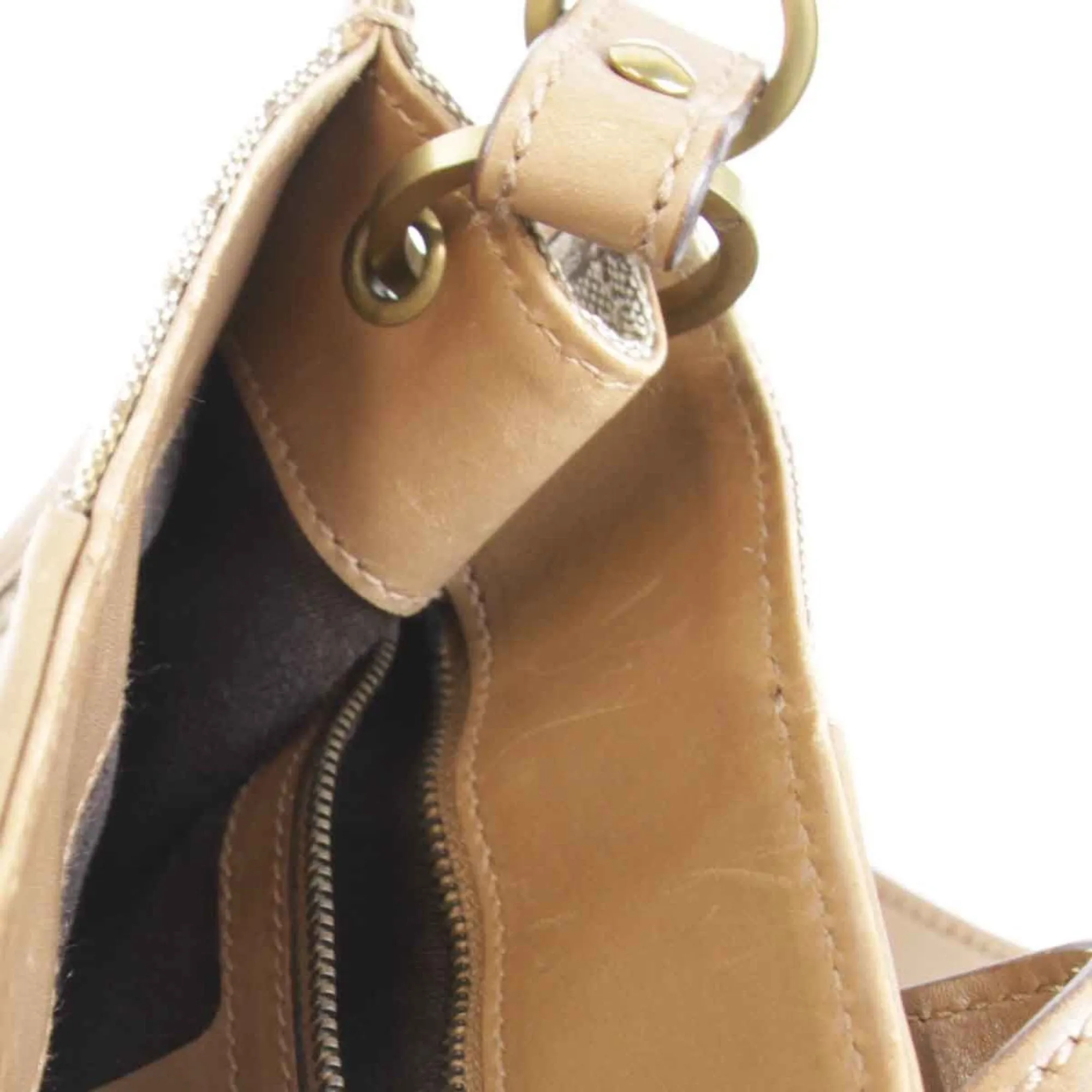 Gucci Beige Gg Canvas Shoulder Bag ()