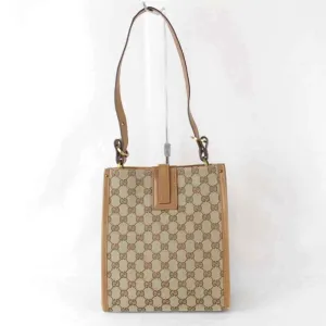 Gucci Beige Gg Canvas Shoulder Bag ()