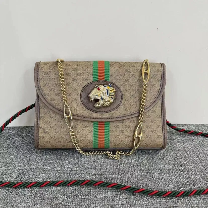 Gucci Beige Ophidia GG Supreme Coated Canvas Small Shoulder Bag