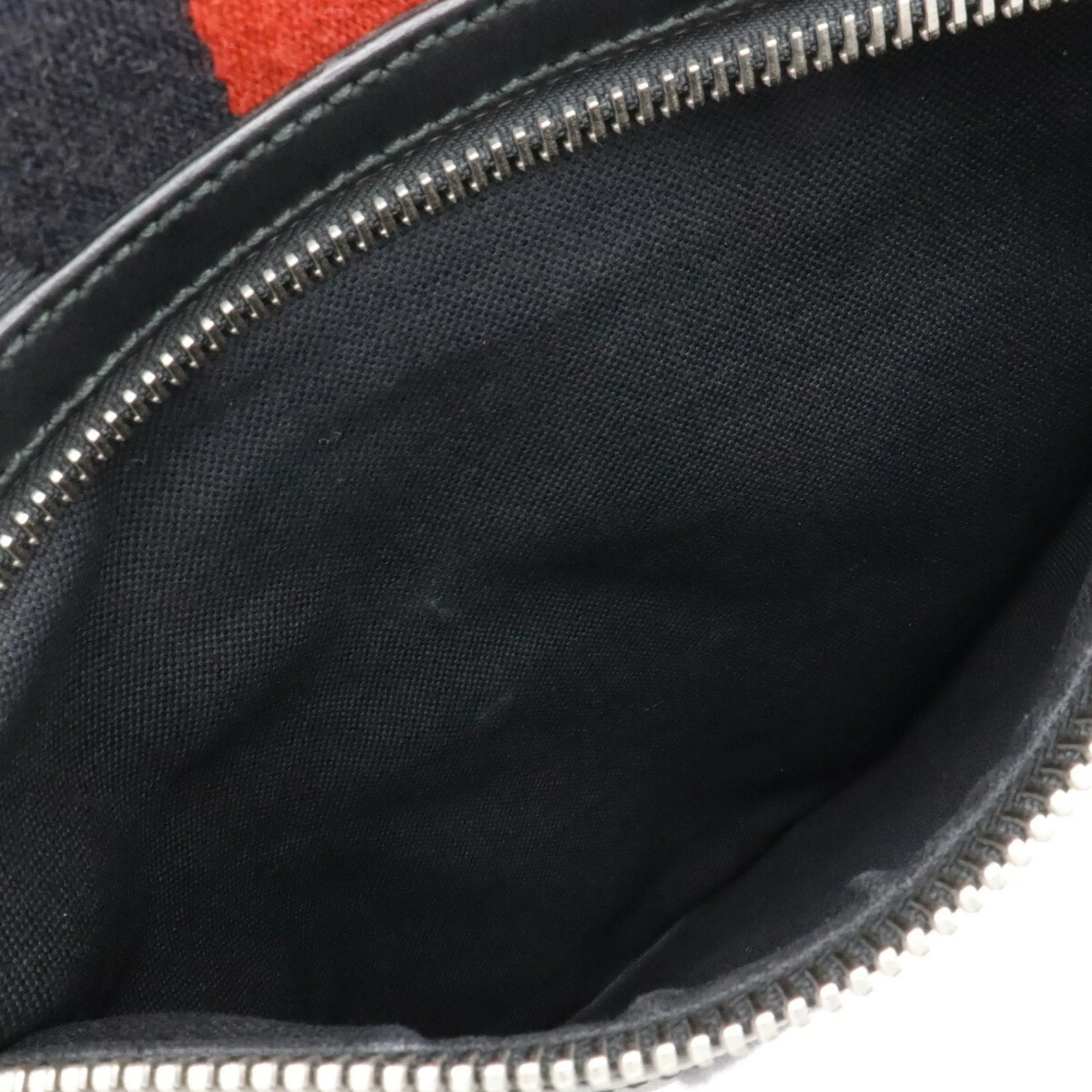 Gucci Black Dark Gray Navy Red Color Pvc Leather Backpack ()