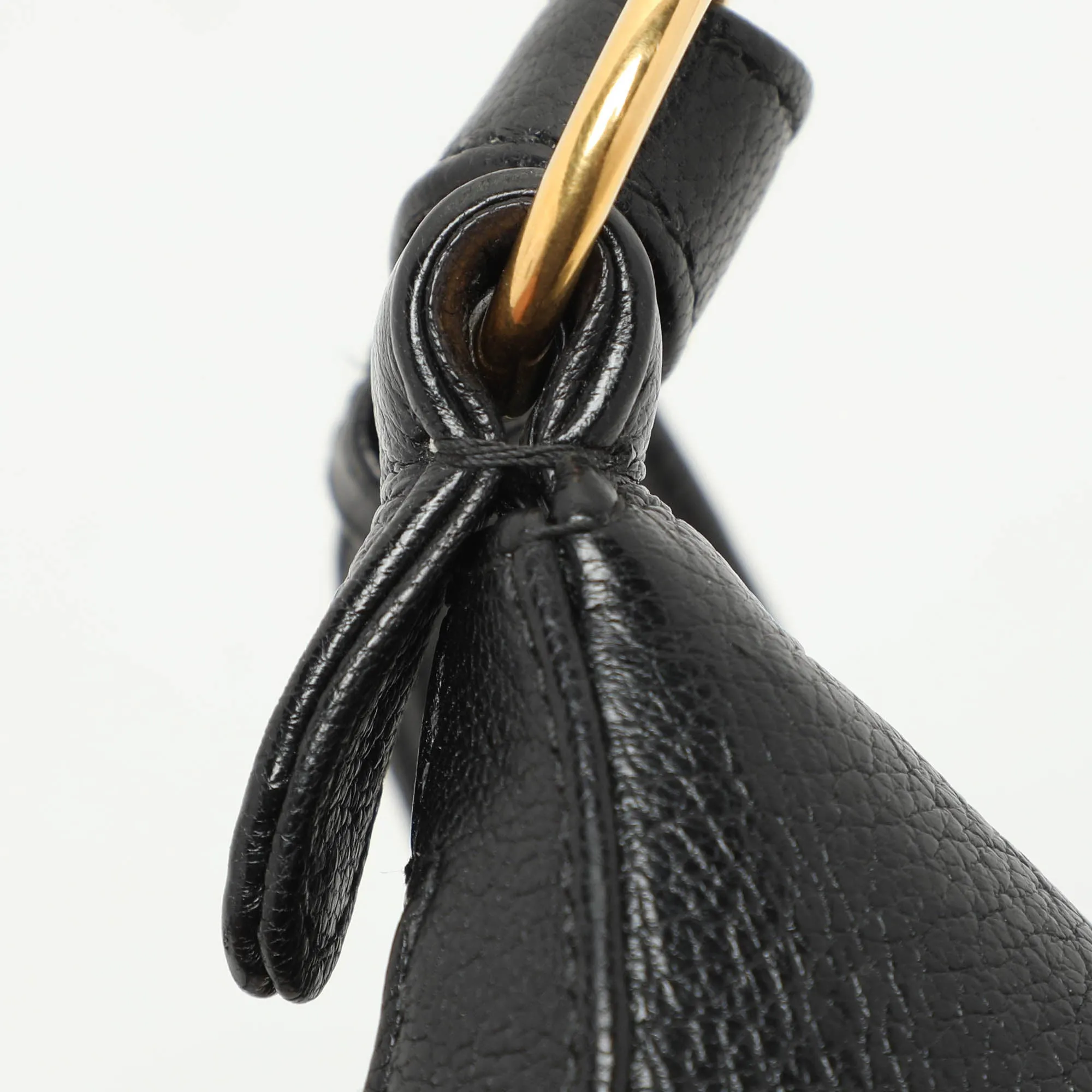 Gucci Black Leather Small Aphrodite Shoulder Bag