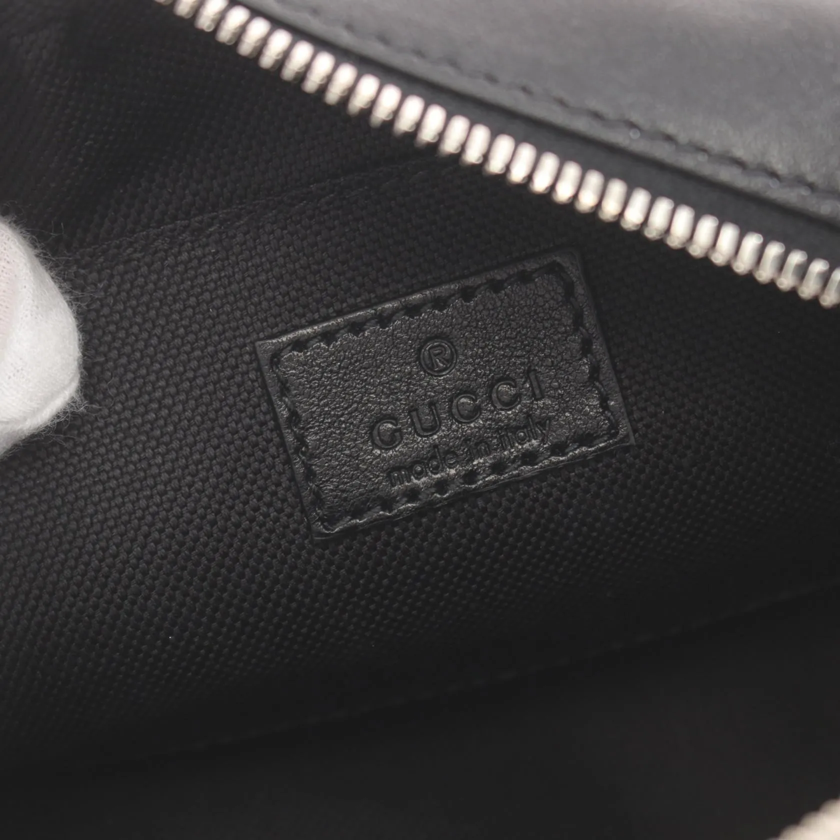Gucci Blondie Leather Shoulder Bag Black