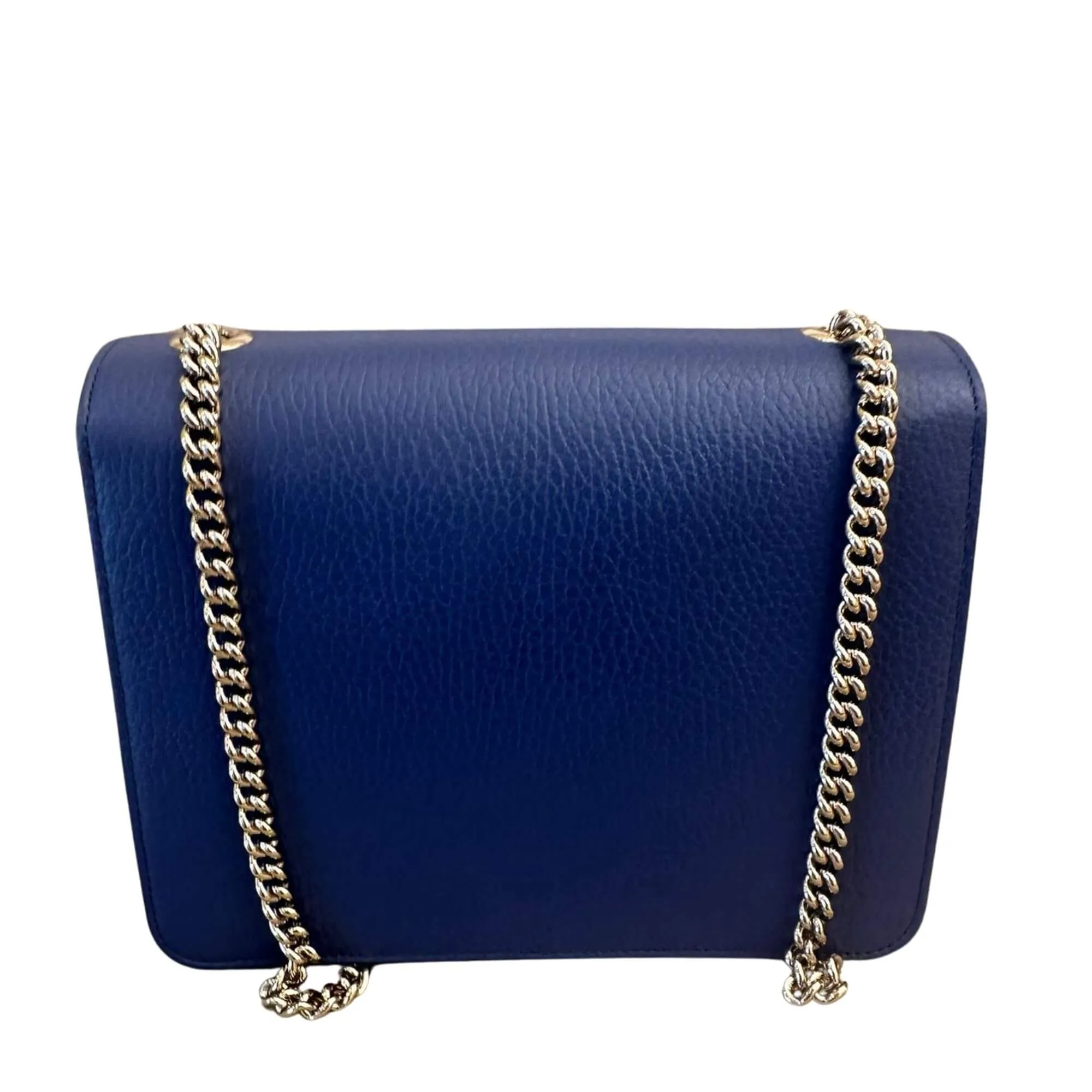 GUCCI BLUE INTERLOCKING G SHOULDER BAG