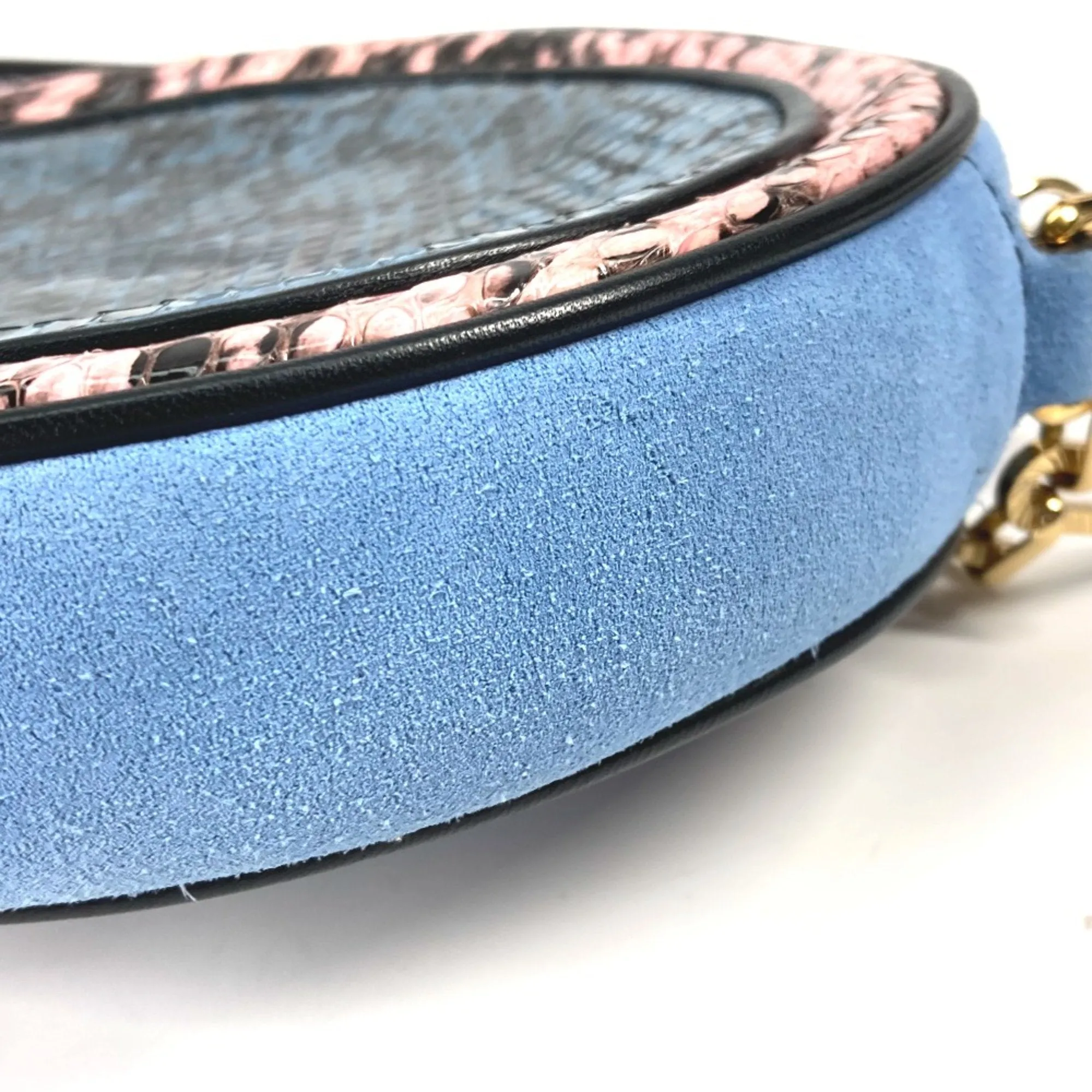Gucci Blue Leather Shoulder Bag ()