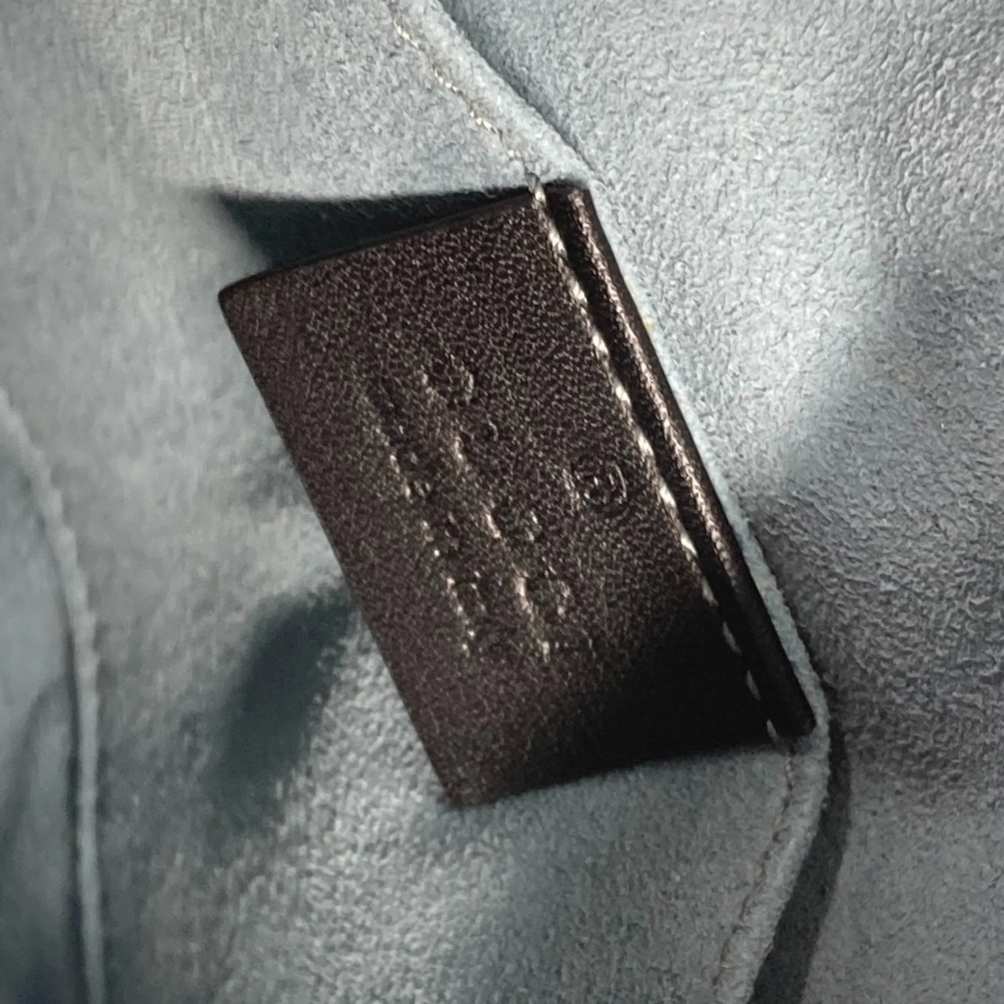 Gucci Blue Leather Shoulder Bag ()