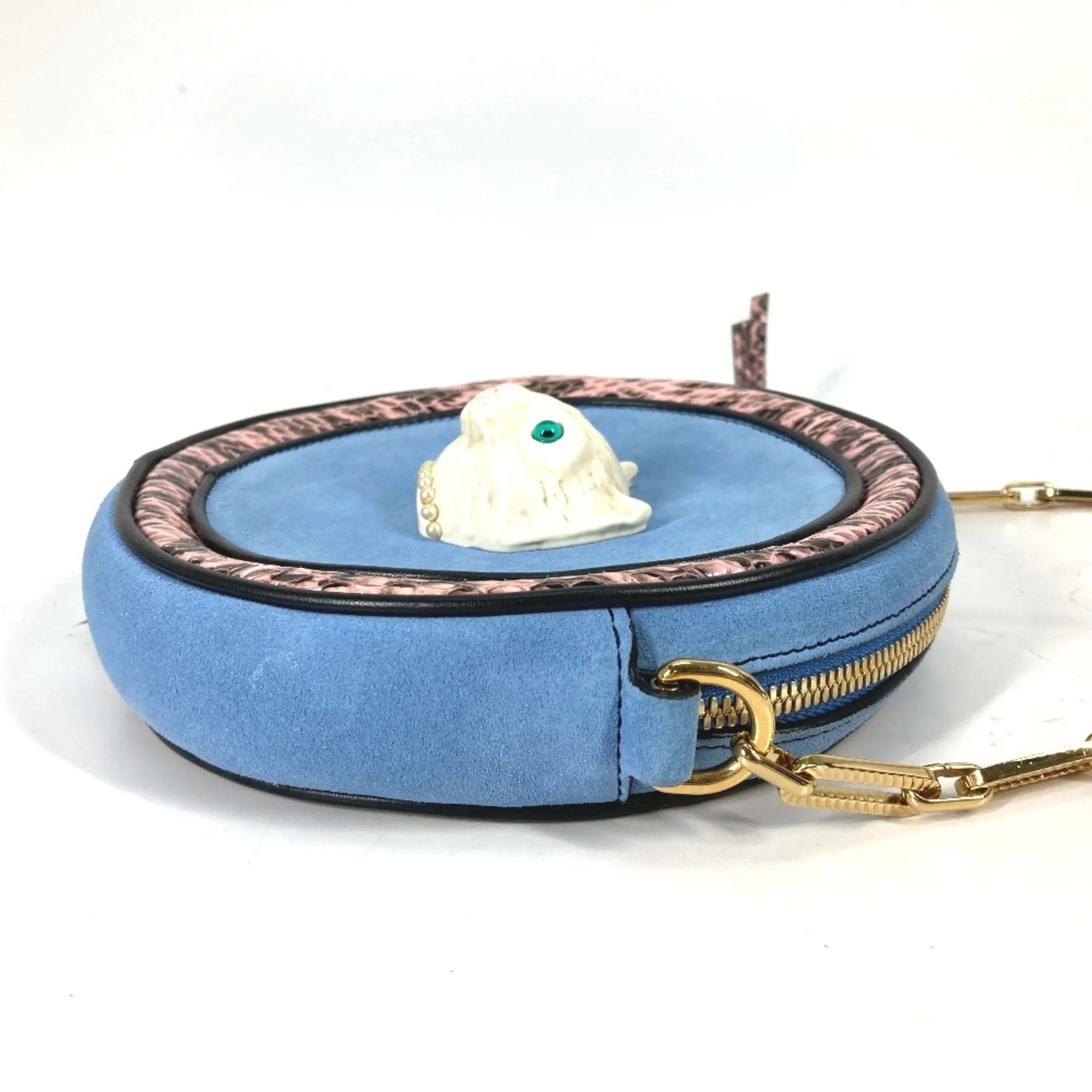 Gucci Blue Leather Shoulder Bag ()