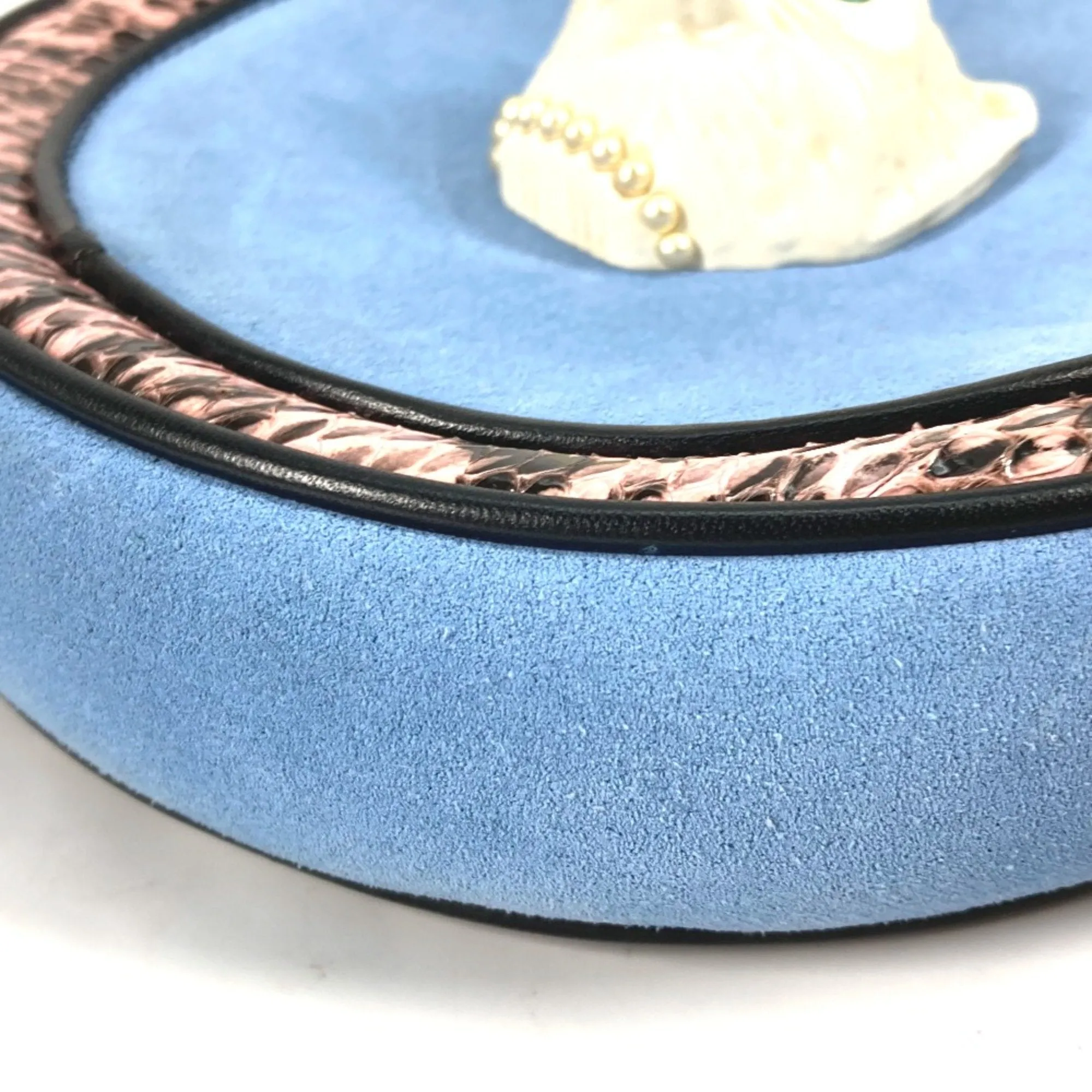 Gucci Blue Leather Shoulder Bag ()
