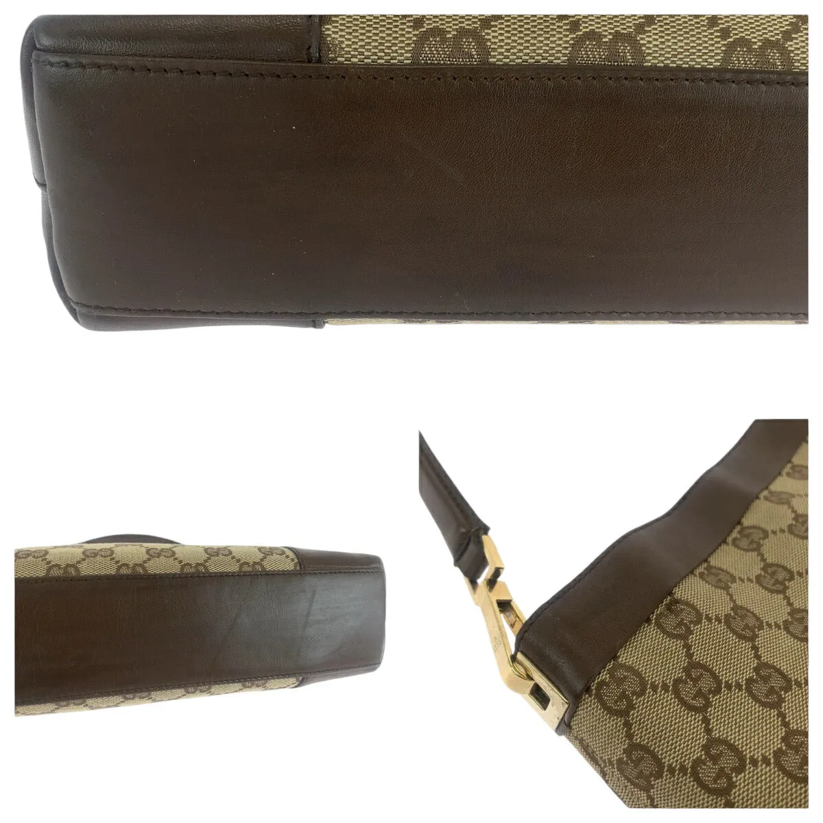 Gucci Brown GG Canvas Shoulder Bag