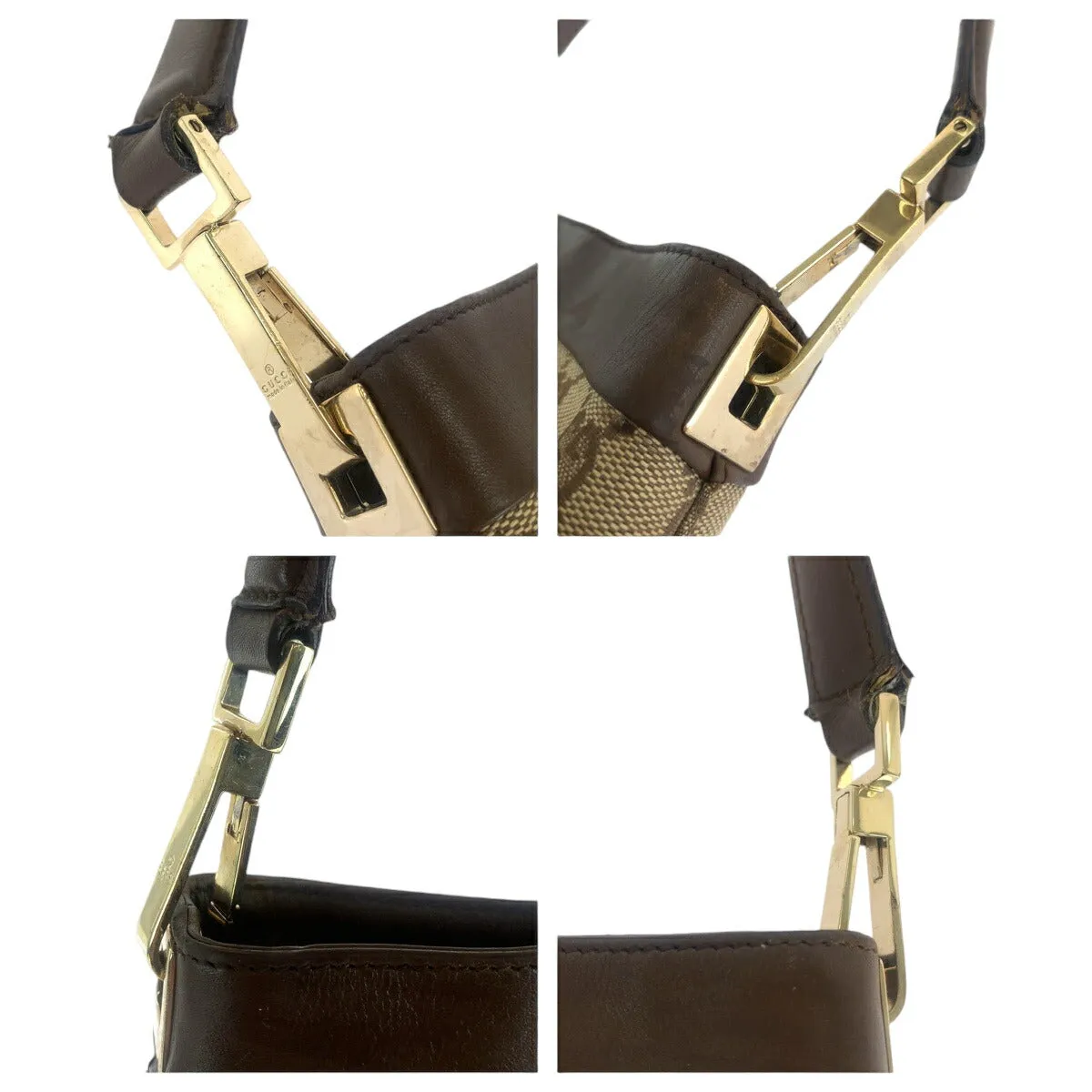 Gucci Brown GG Canvas Shoulder Bag