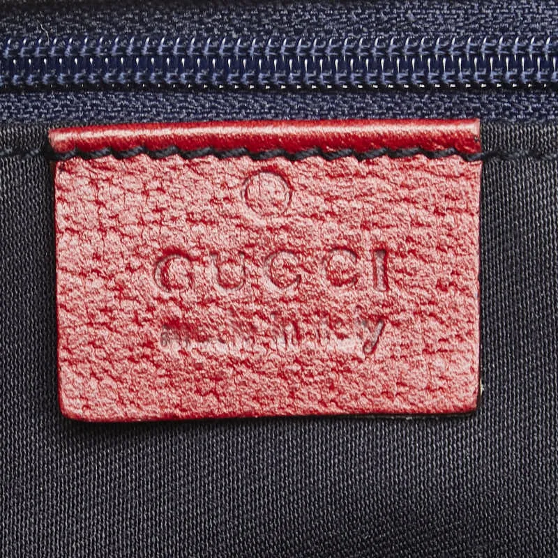 Gucci Canvas Leather Handbag Shoulder Bag
