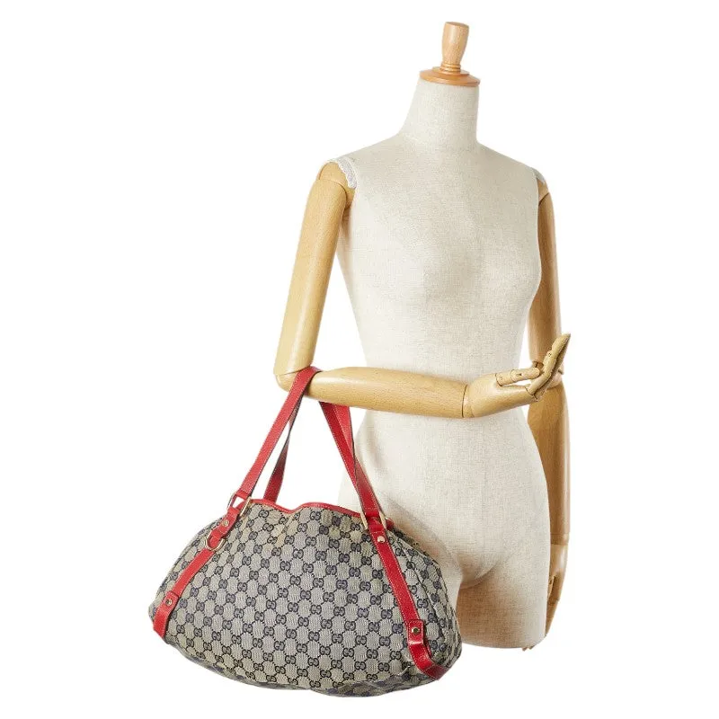 Gucci Canvas Leather Handbag Shoulder Bag