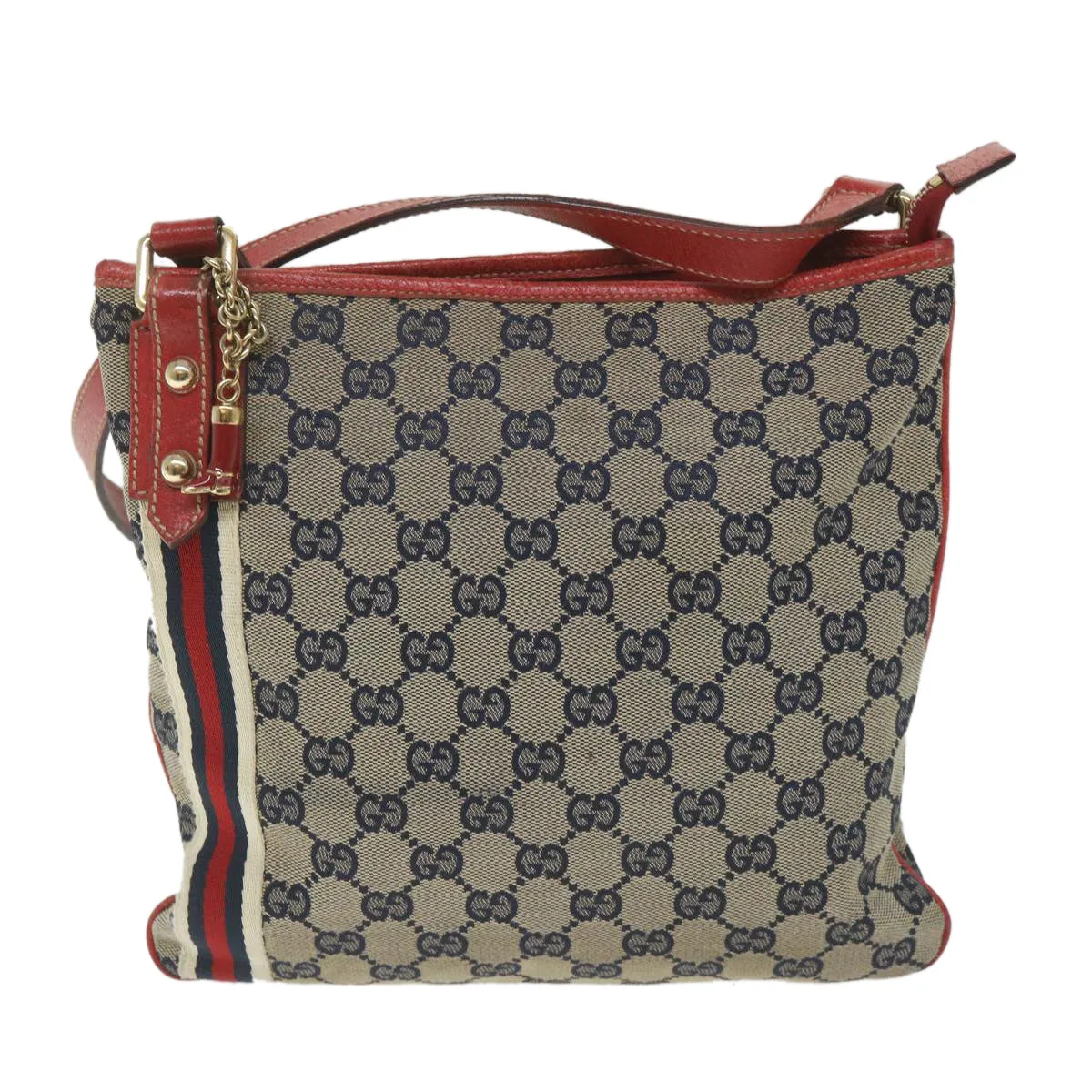 Gucci --  Canvas Shoulder Bag ()