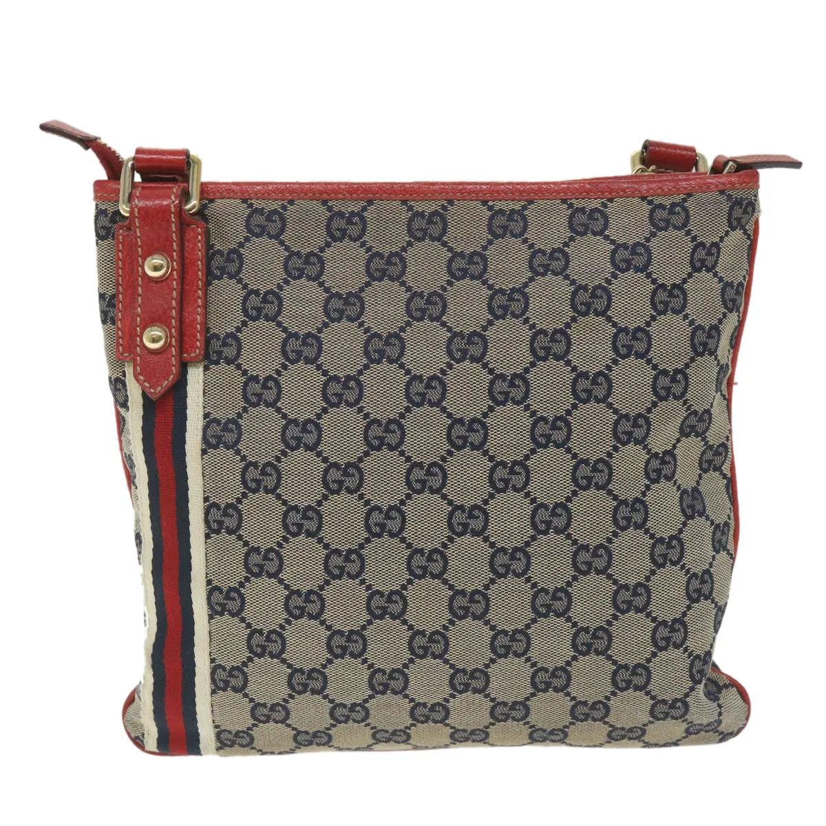 Gucci --  Canvas Shoulder Bag ()