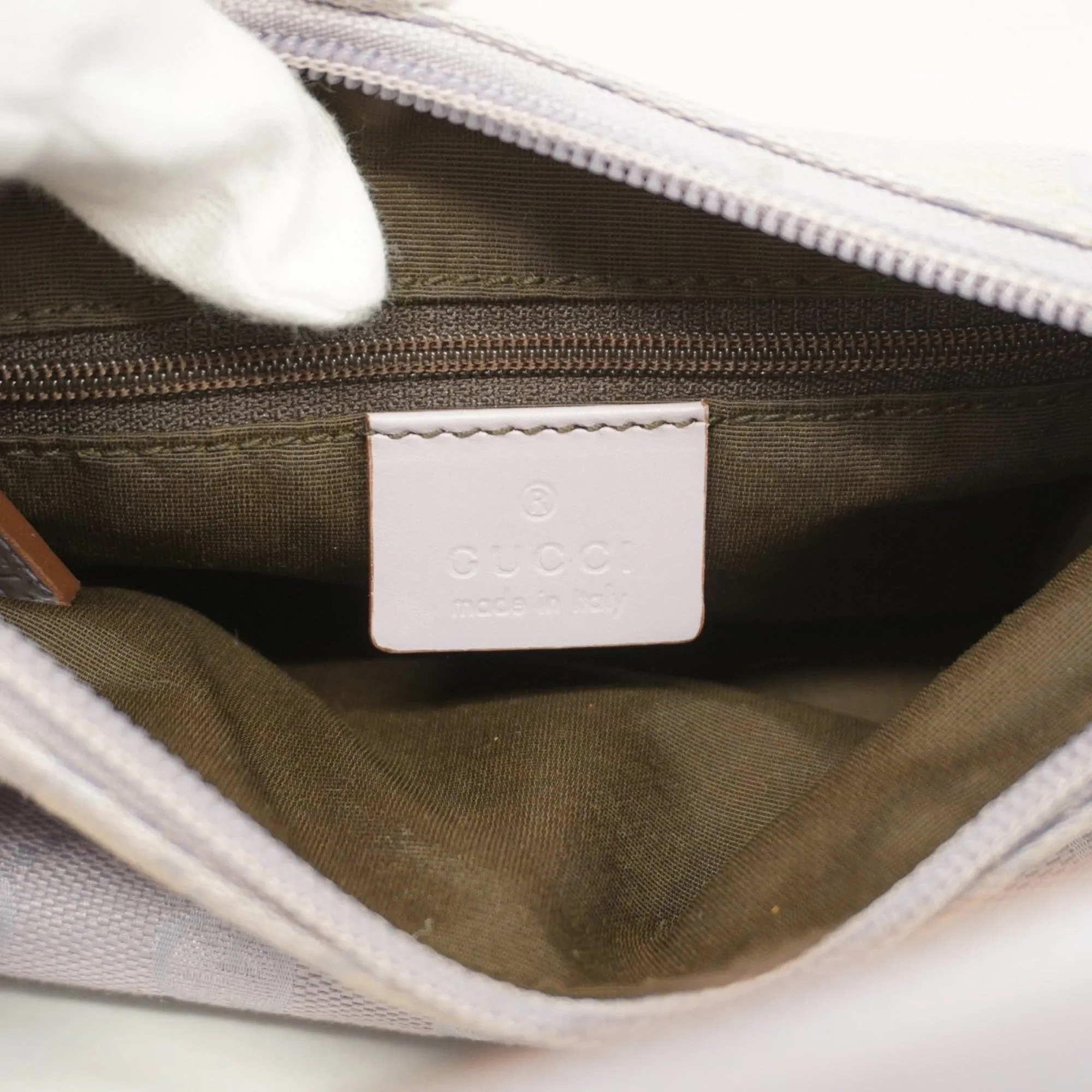 Gucci  Canvas Shoulder Bag (Pre-Owned)