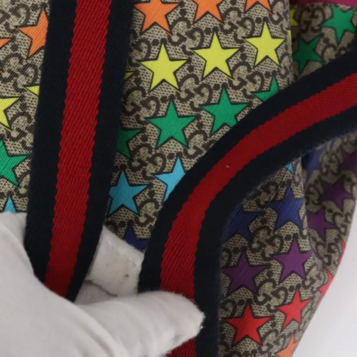 Gucci Children's Multicolour Canvas Backpack Bag ()