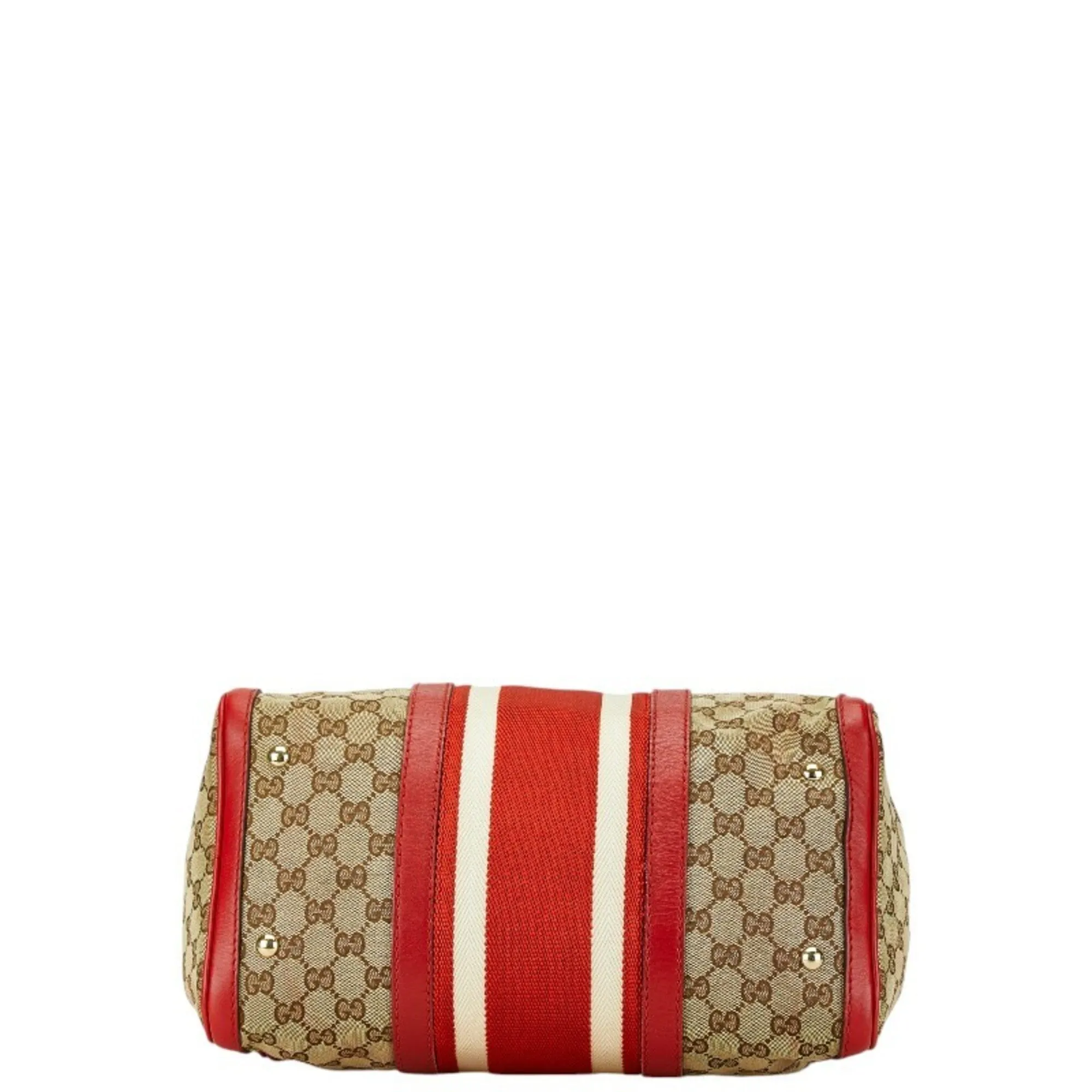 Gucci   Color Canvas Leather Boston Bag Shoulder Bag (Pre-Owned)
