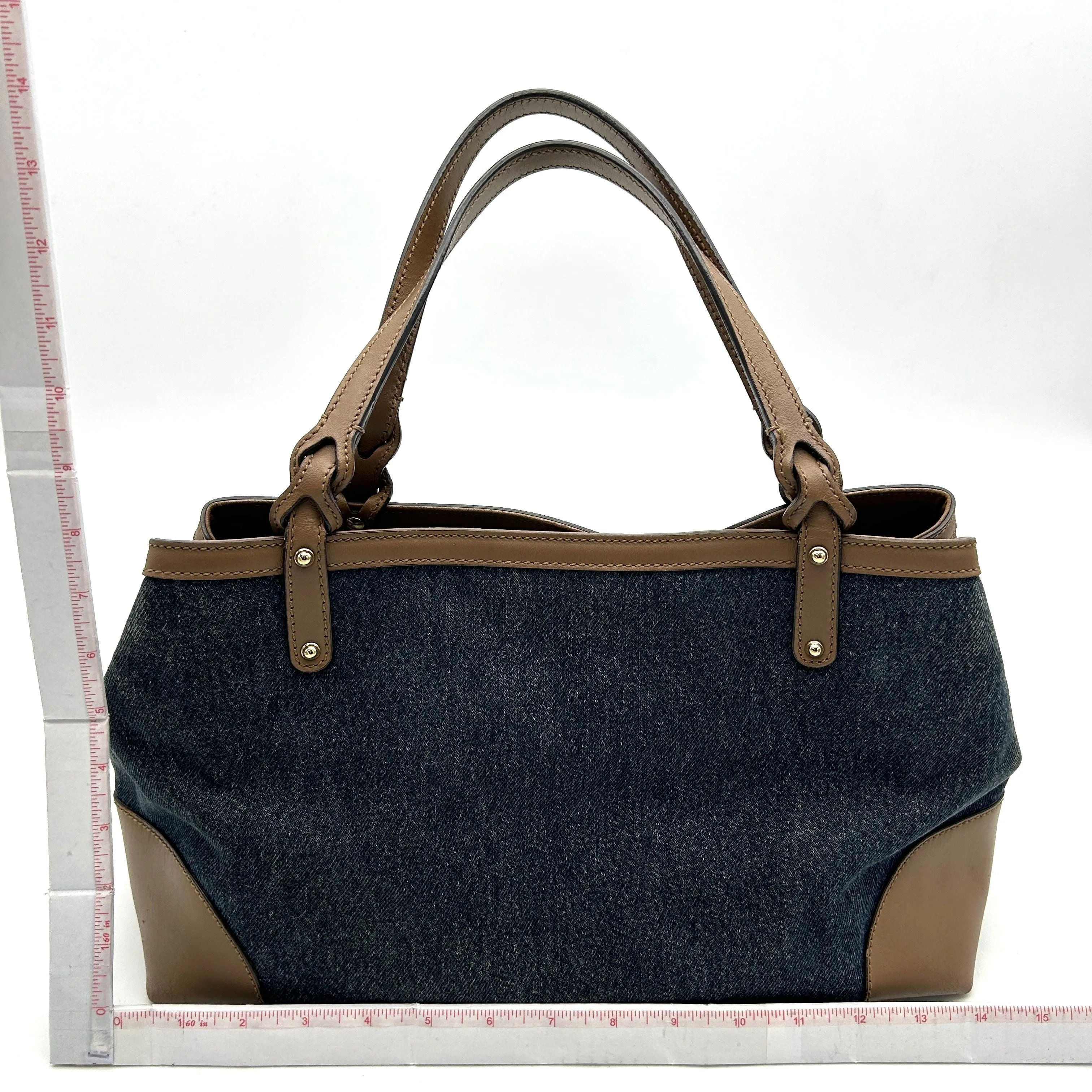 Gucci Denim Craft Tote - Blue Totes, Handbags LA17562
