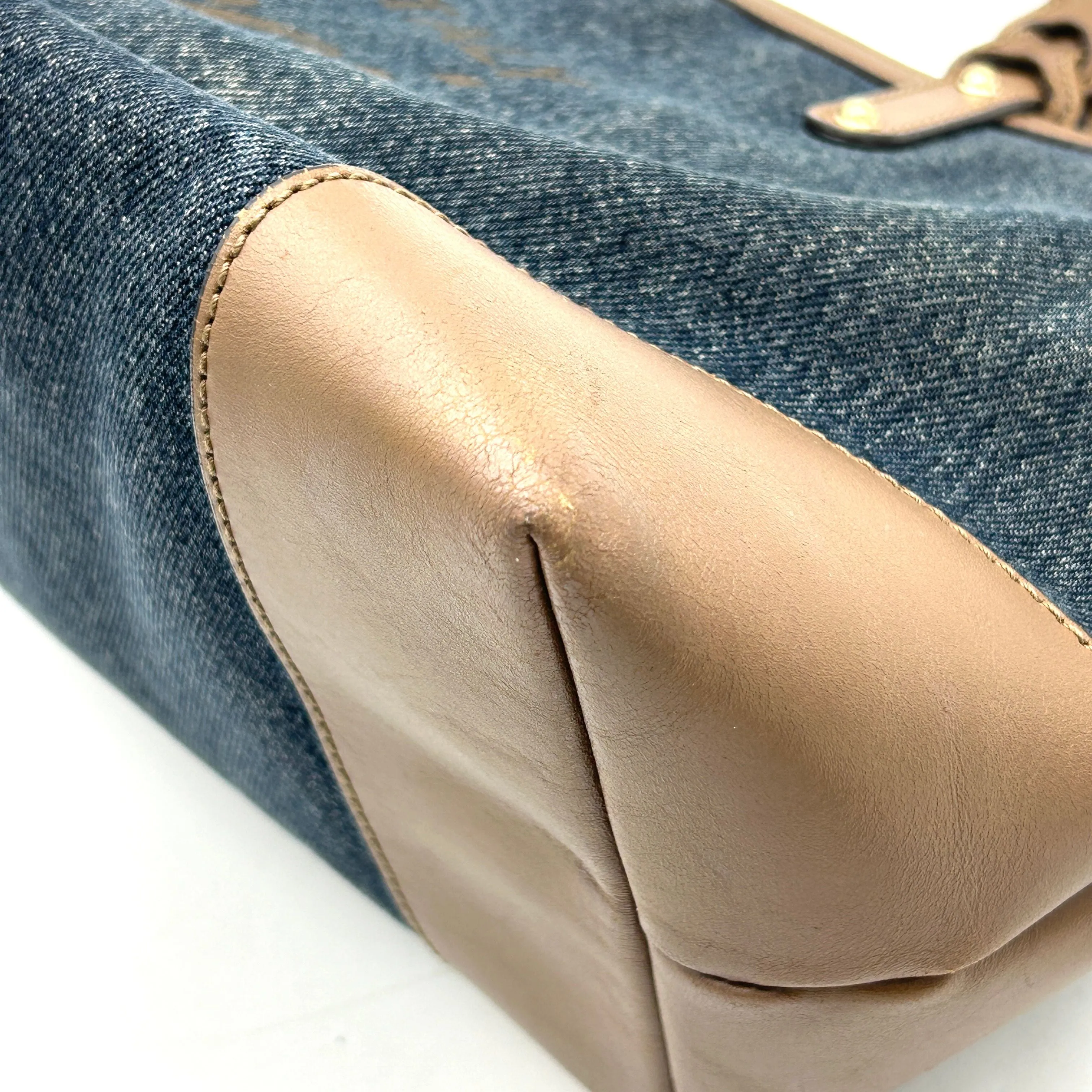Gucci Denim Craft Tote - Blue Totes, Handbags LA17562
