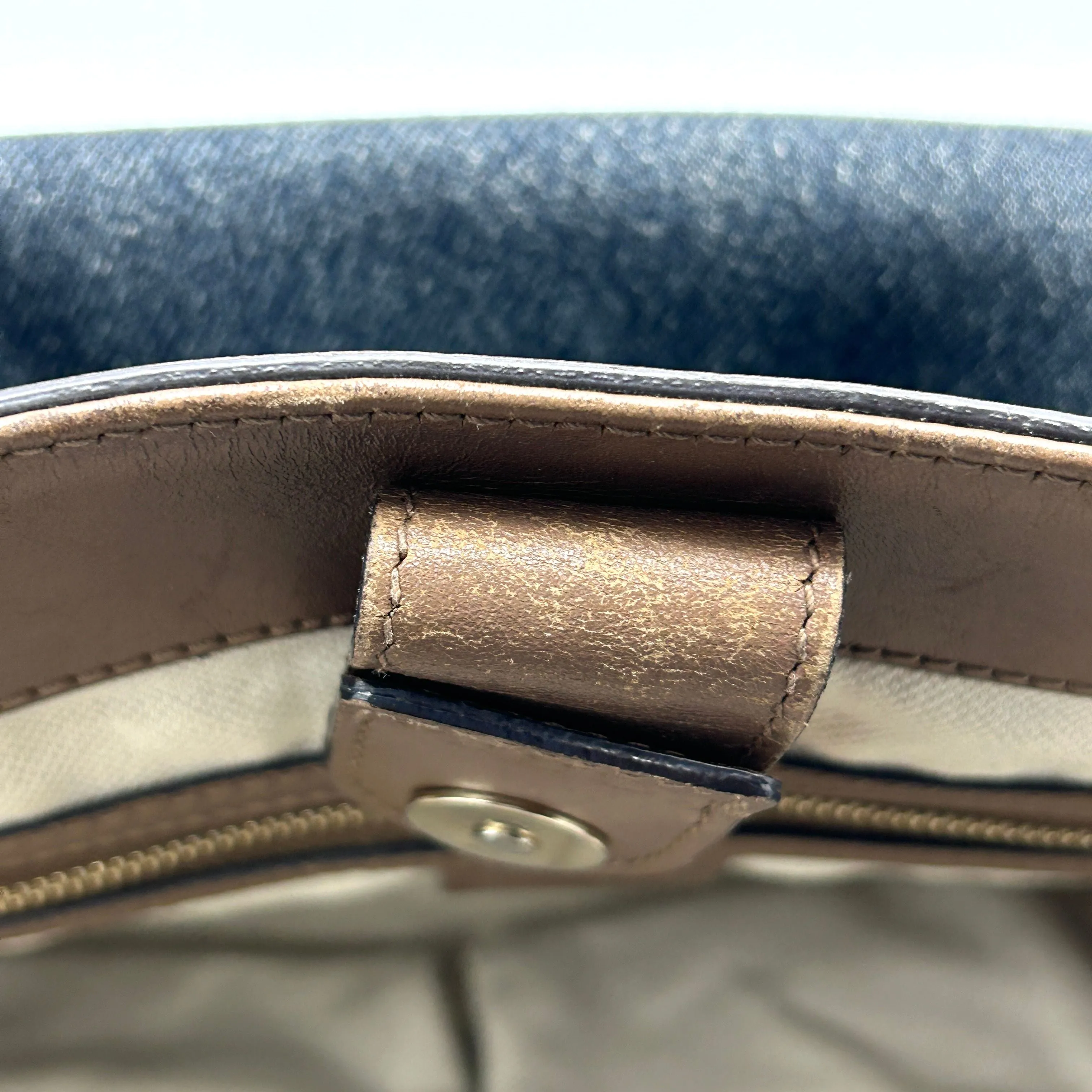 Gucci Denim Craft Tote - Blue Totes, Handbags LA17562