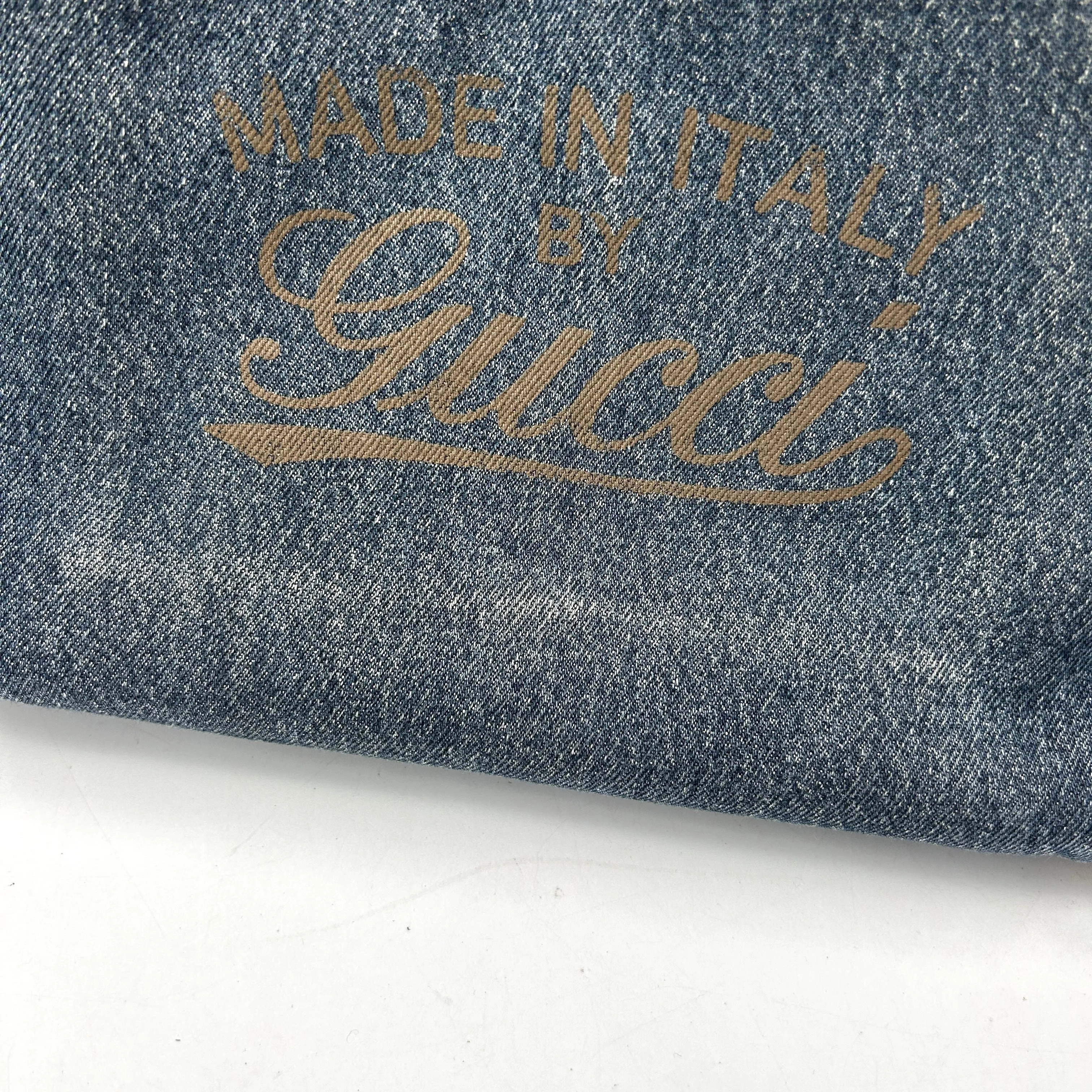 Gucci Denim Craft Tote - Blue Totes, Handbags LA17562