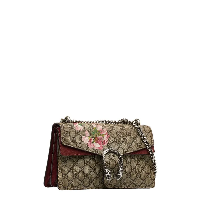 Gucci Dionysus Chain Shoulder Bag Beige Red