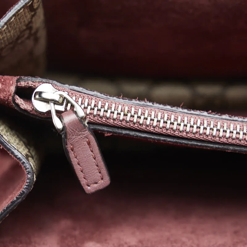 Gucci Dionysus Chain Shoulder Bag Beige Red