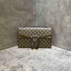 Gucci Dionysus GG Supreme Beige Shoulder Bag