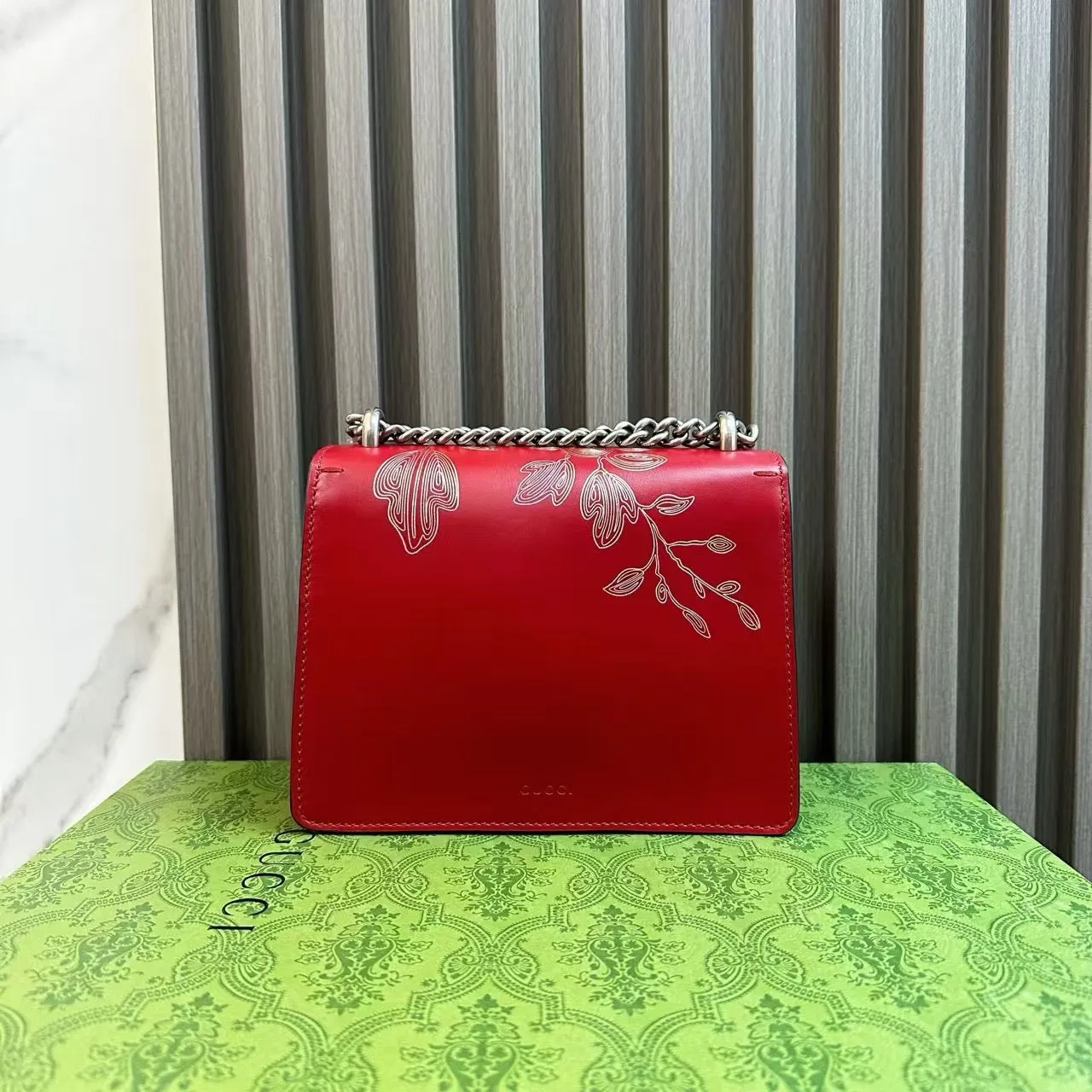 Gucci Dionysus Red Floral Shoulder Bag