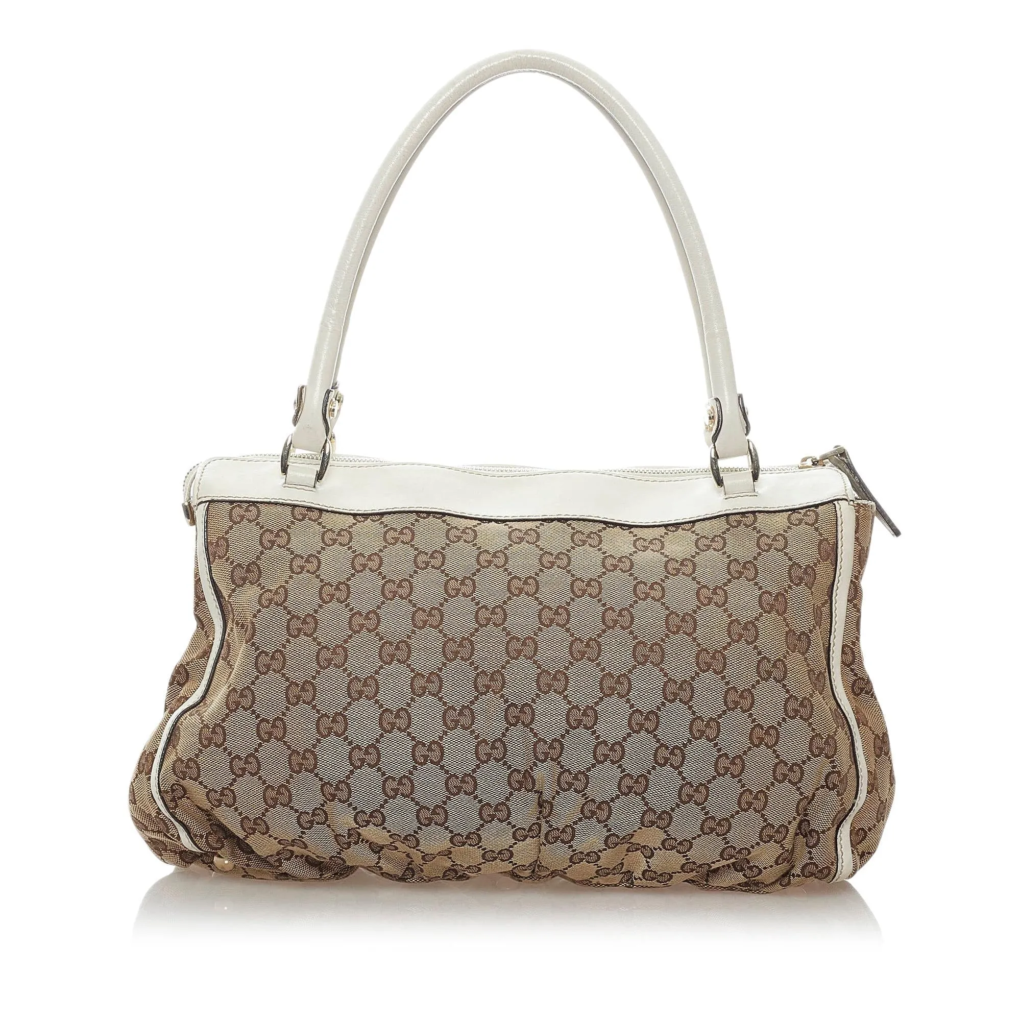 Gucci GG Abbey D-Ring Canvas Shoulder Bag (SHG-32453)