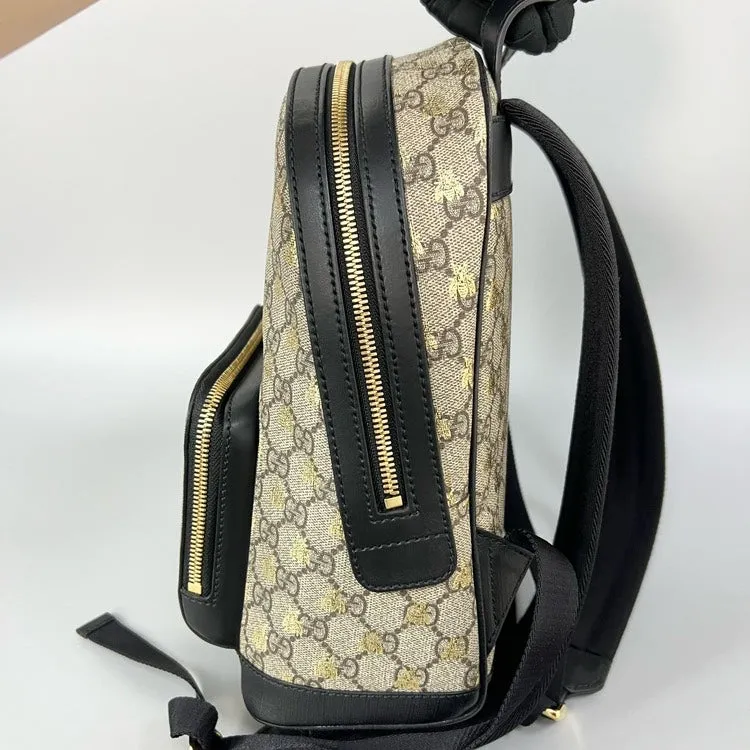 Gucci GG Beige Canvas Backpack