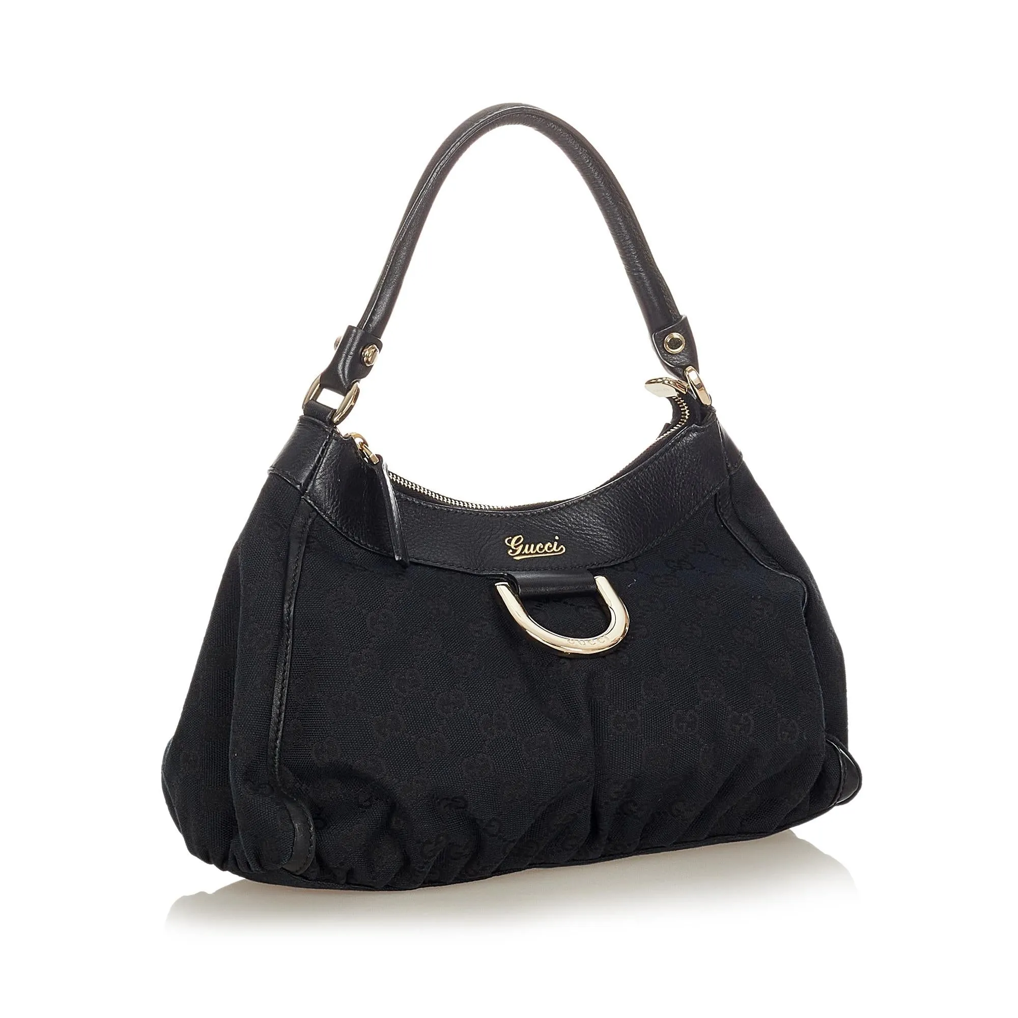 Gucci GG Canvas Abbey D-Ring Shoulder Bag (SHG-31950)