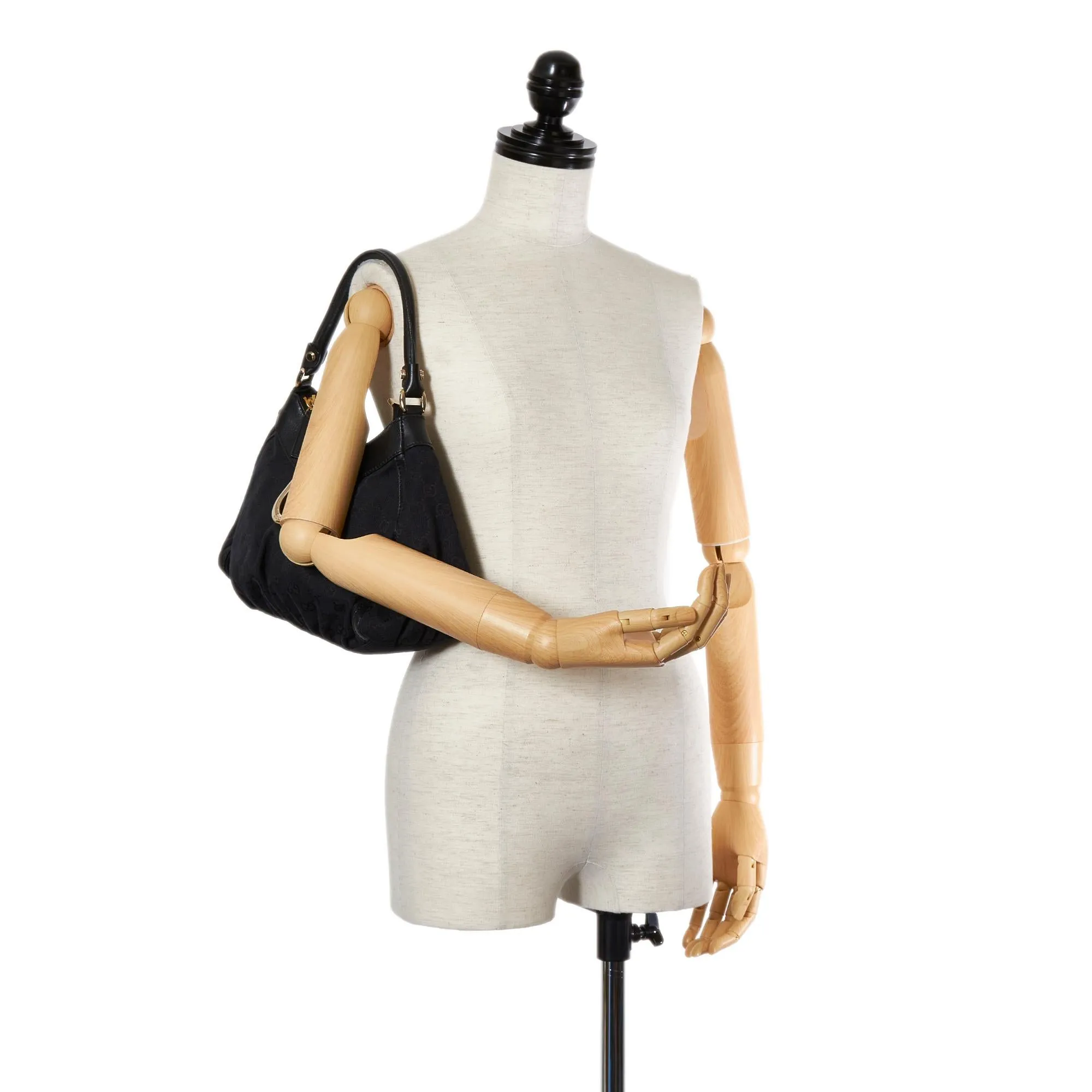 Gucci GG Canvas Abbey D-Ring Shoulder Bag (SHG-31950)
