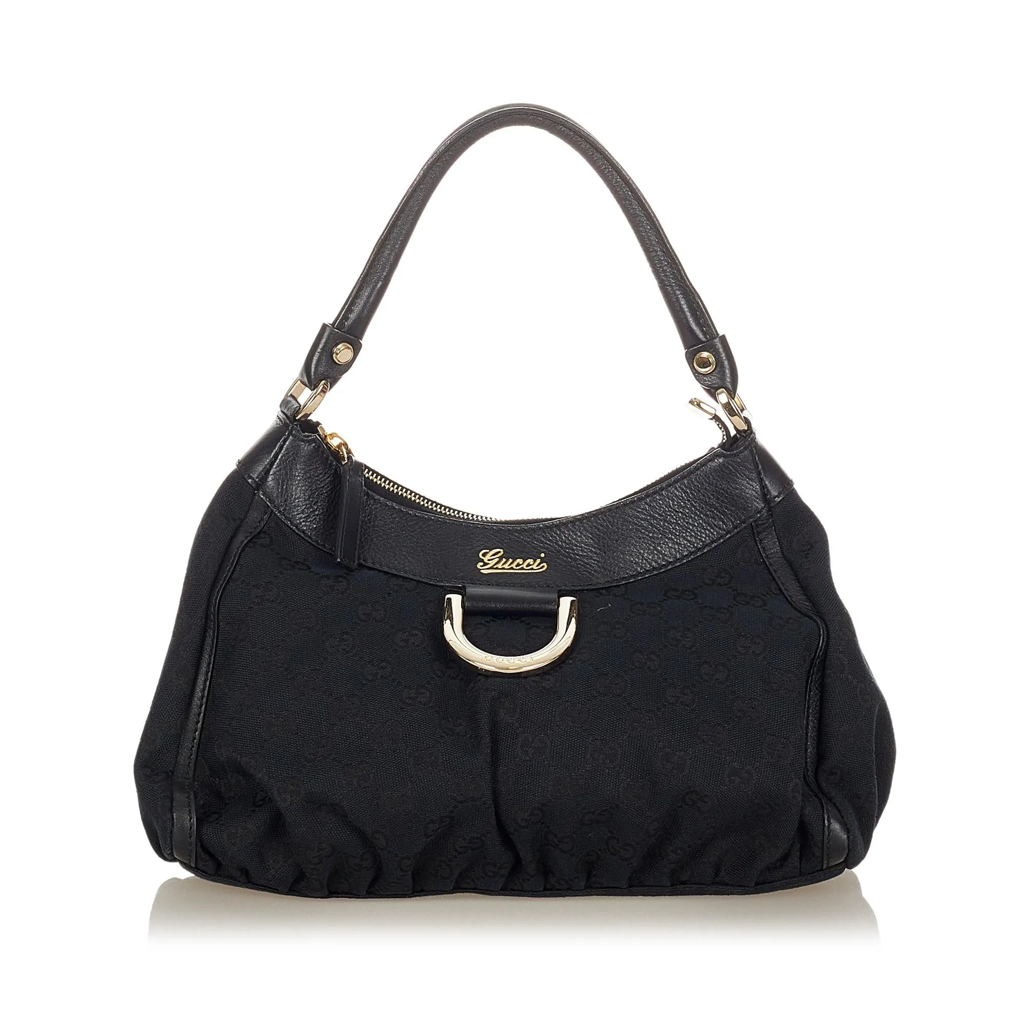 Gucci GG Canvas Abbey D-Ring Shoulder Bag (SHG-31950)