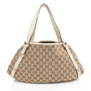 Gucci GG Canvas Abbey Medium Shoulder Bag (SHF-KbPV8L)