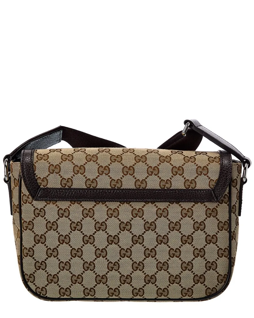 Gucci GG Canvas & Leather Shoulder Bag
