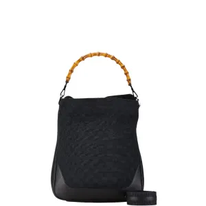 Gucci GG Canvas Bamboo 2WAY Handbag Shoulder Bag