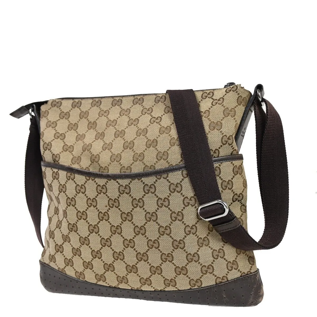 Gucci Gg Canvas  Canvas Shoulder Bag