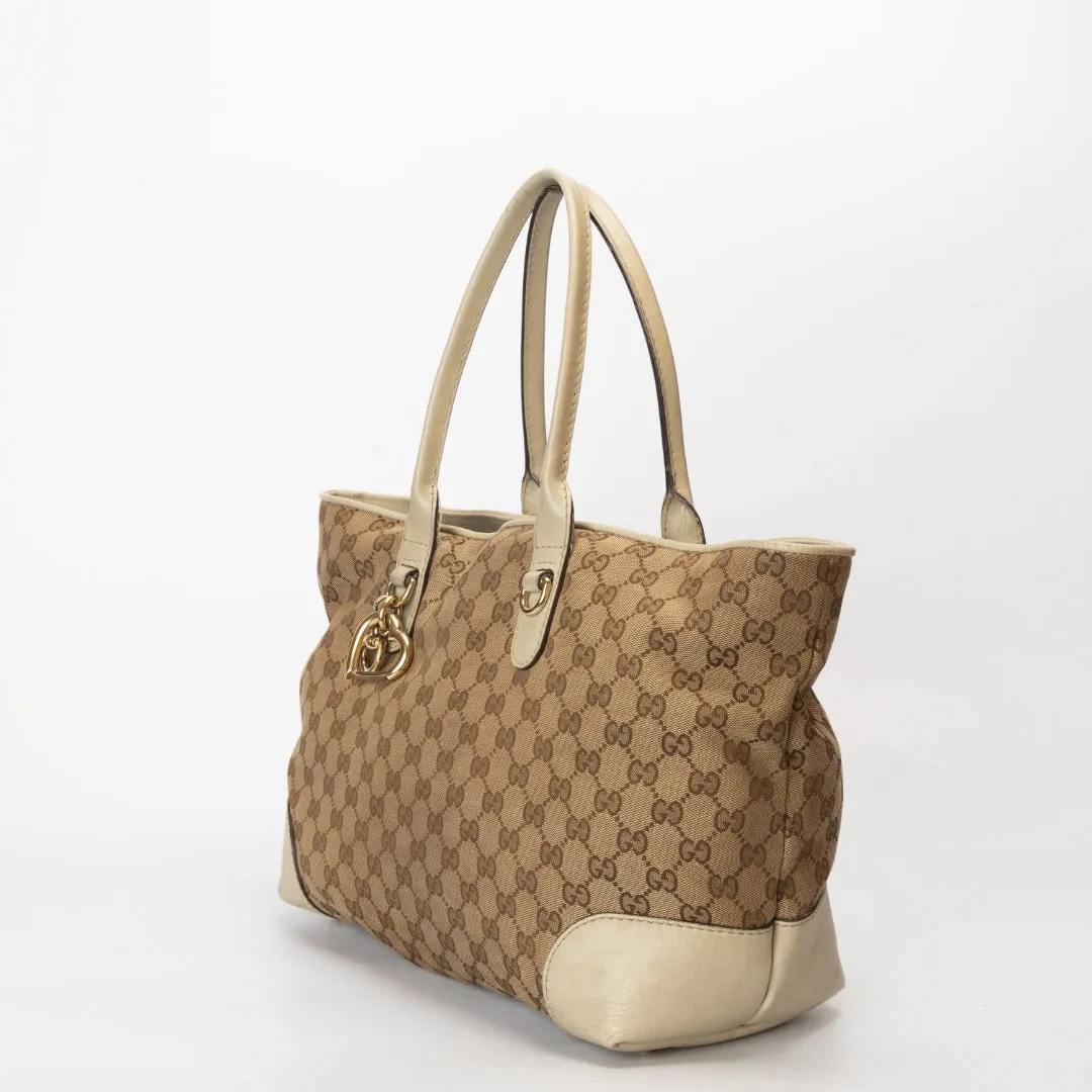 Gucci GG Canvas Heartbit Tote