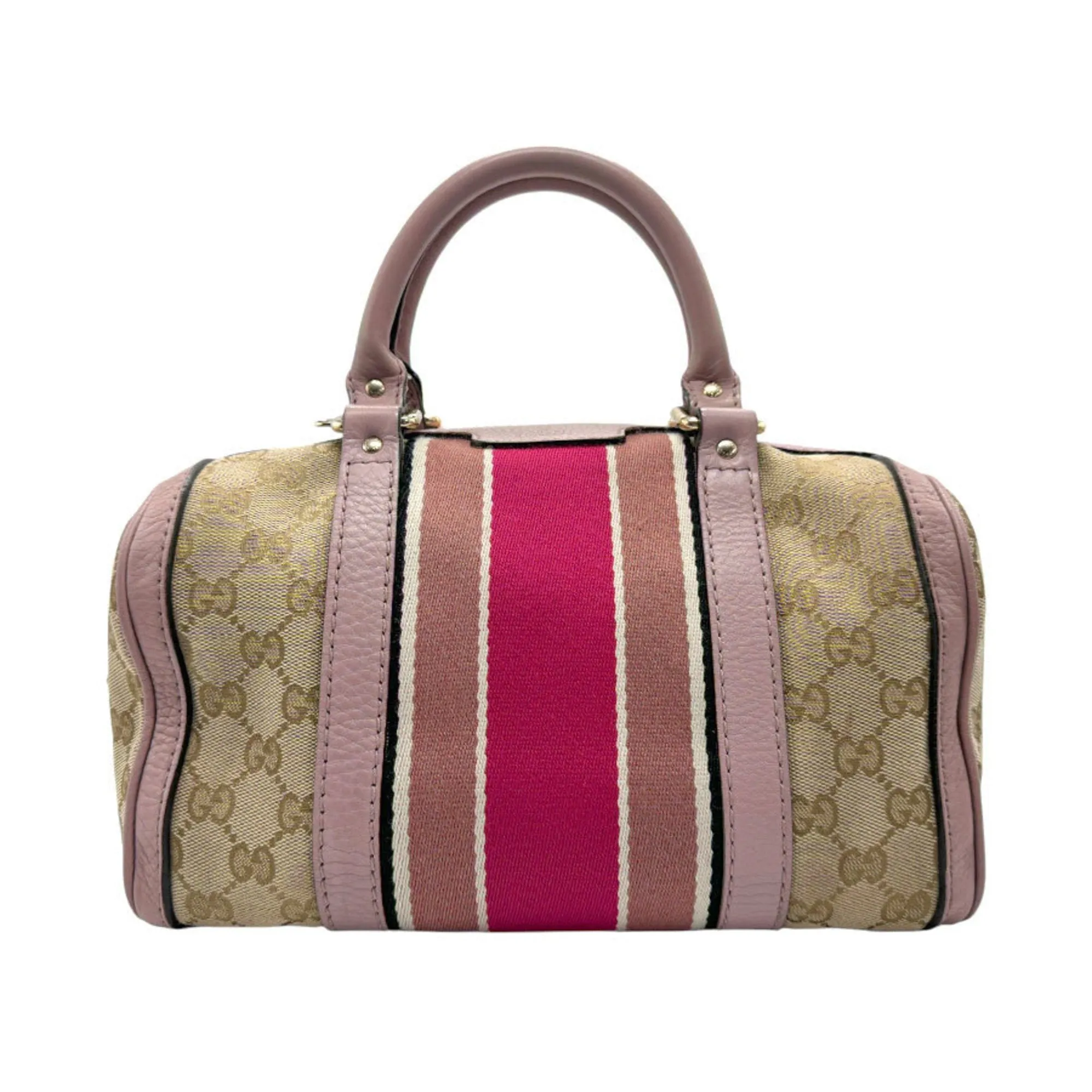 Gucci Gg Canvas  Leather Shoulder Bag ()