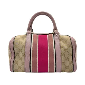 Gucci Gg Canvas  Leather Shoulder Bag ()