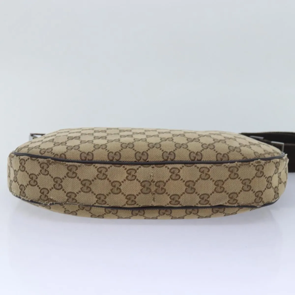 GUCCI GG Canvas Shoulder Bag Beige 122790  84458