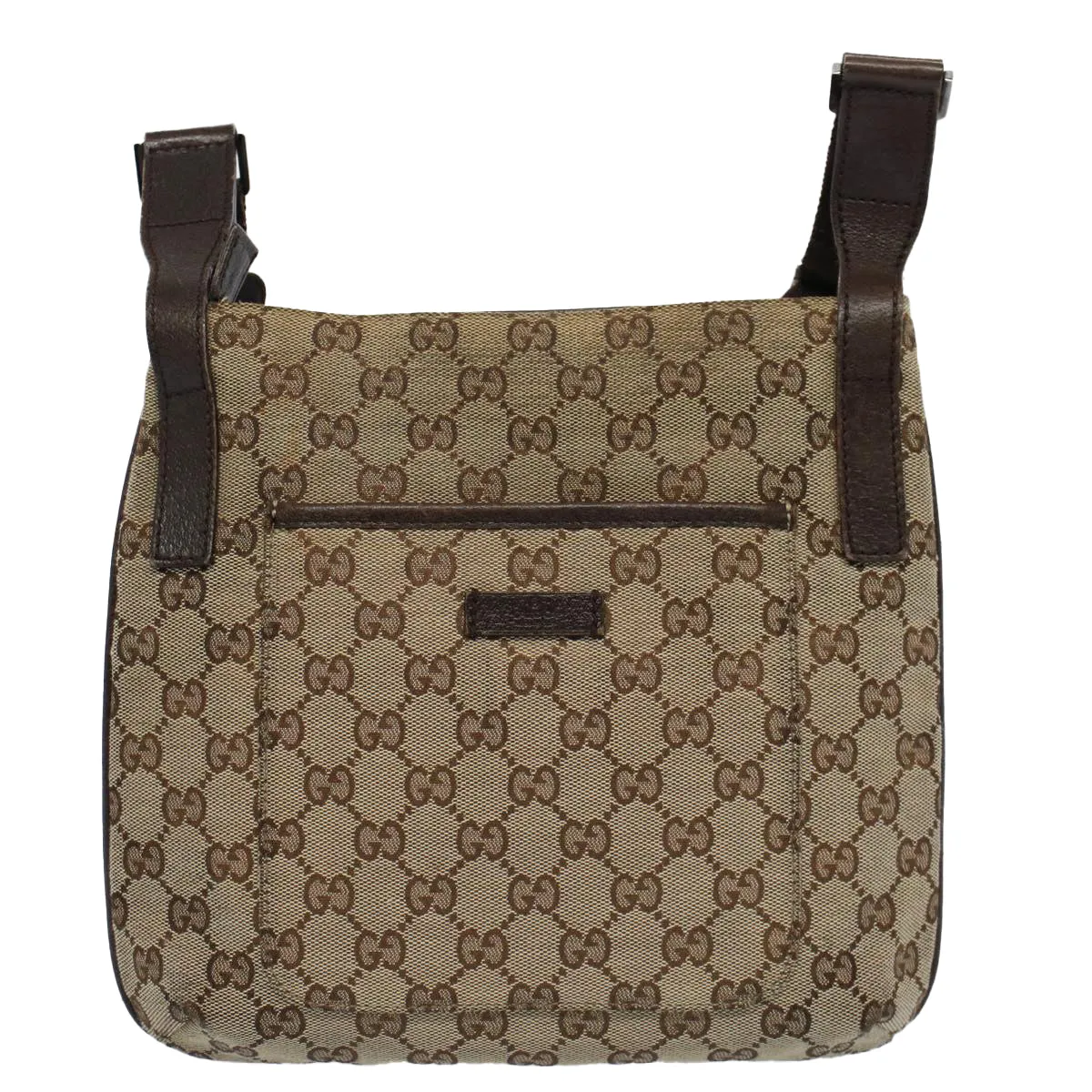 GUCCI GG Canvas Shoulder Bag Beige 122793  fm2787
