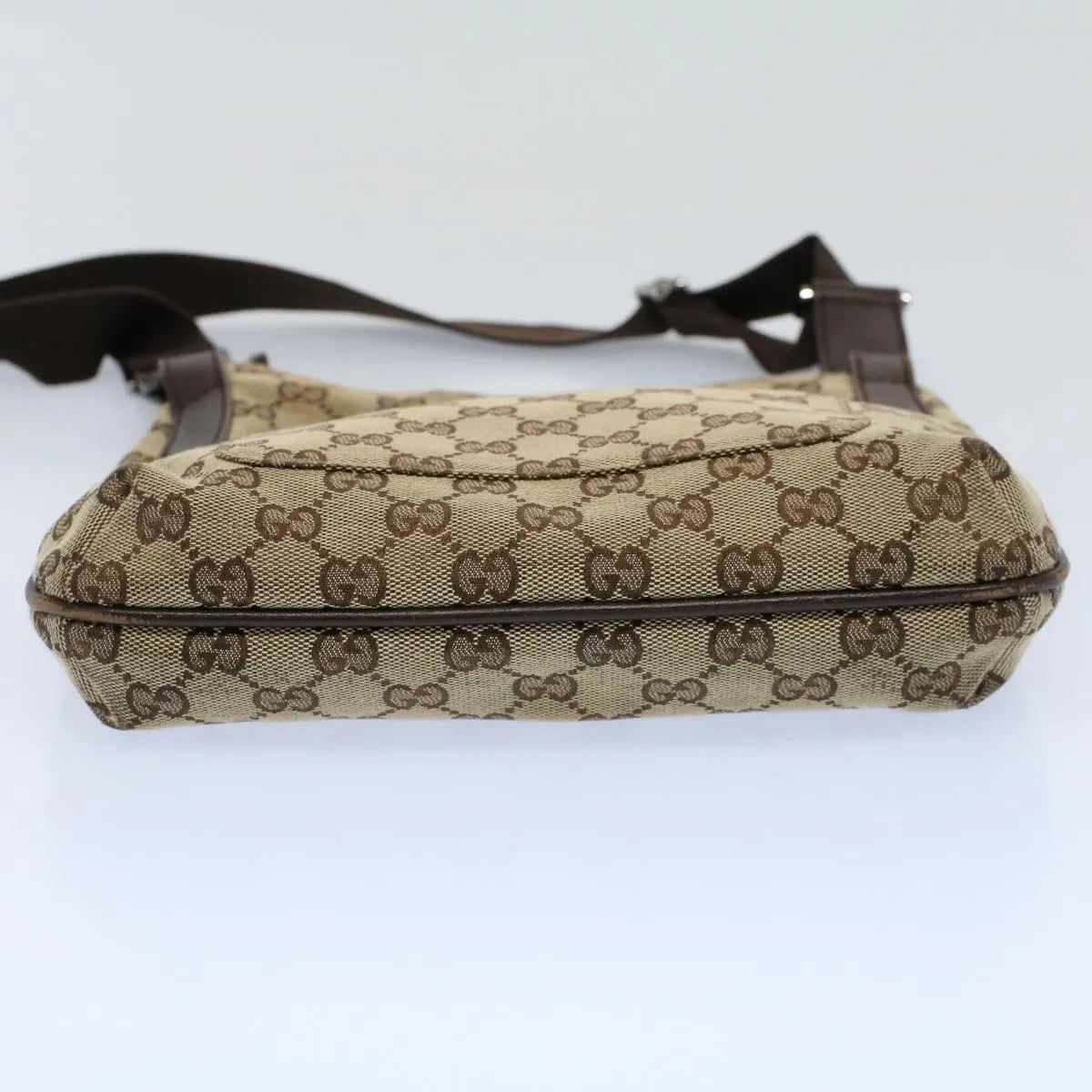 GUCCI GG Canvas Shoulder Bag Beige 122793  fm2787