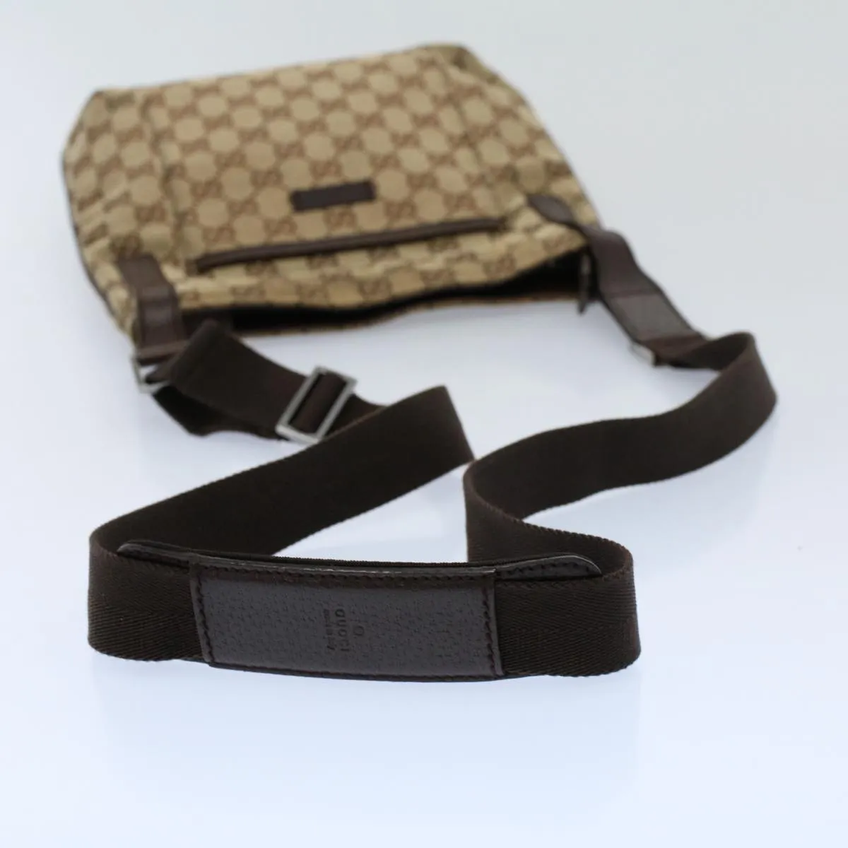 GUCCI GG Canvas Shoulder Bag Beige 122793  fm2787