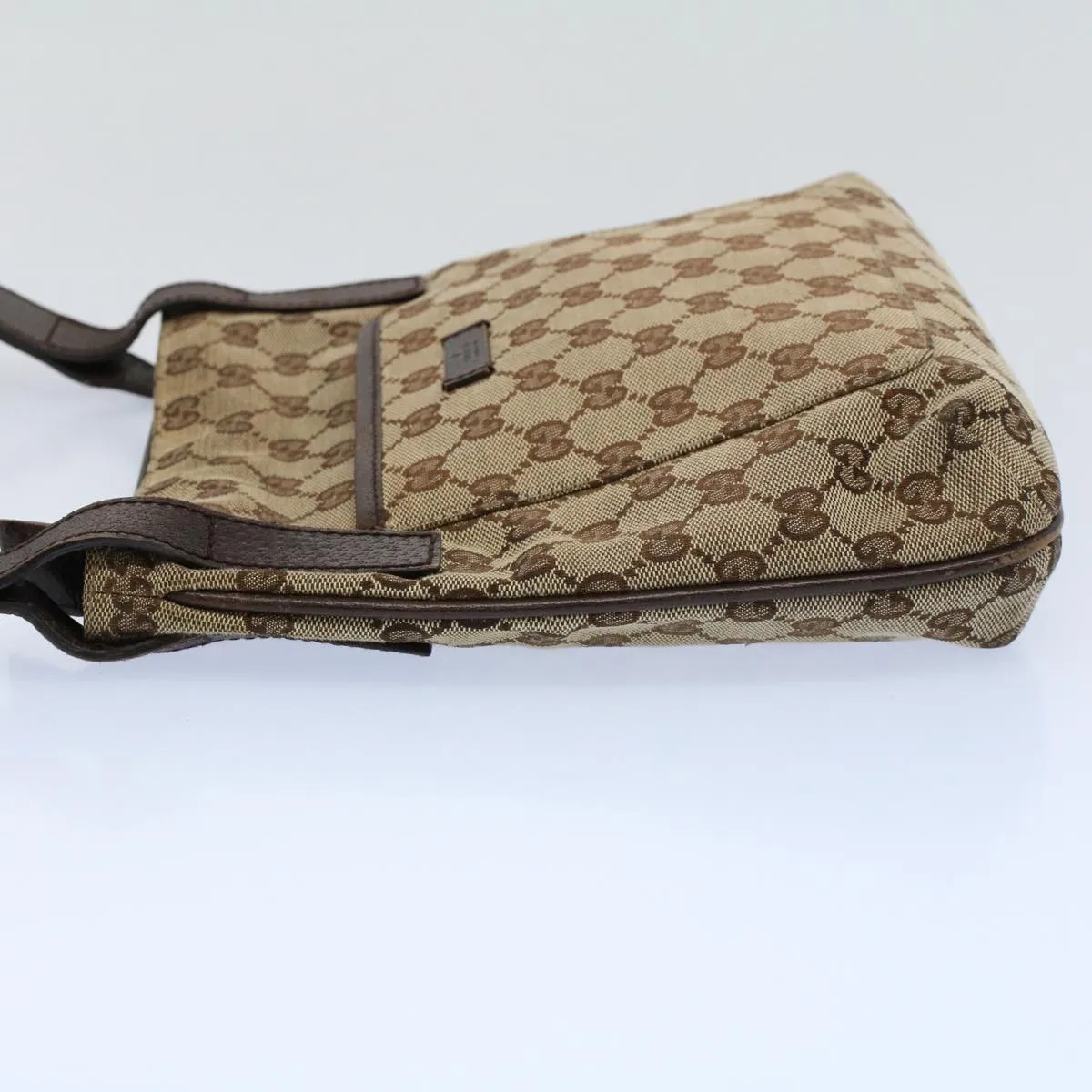 GUCCI GG Canvas Shoulder Bag Beige 122793  fm2787