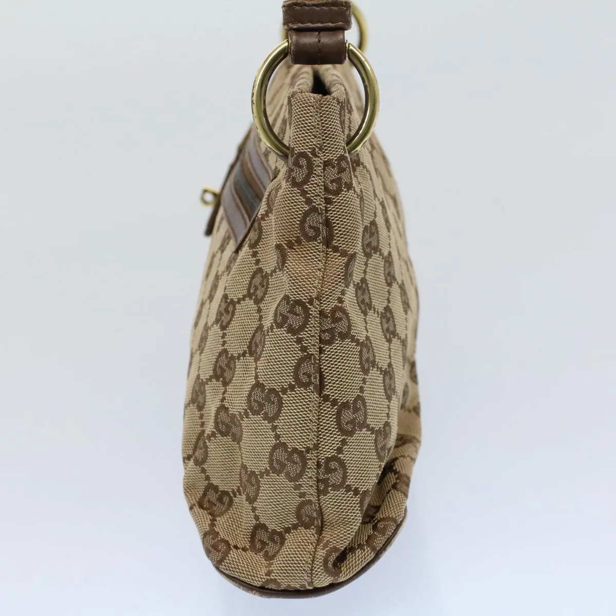 GUCCI GG Canvas Shoulder Bag Beige 130736  54324