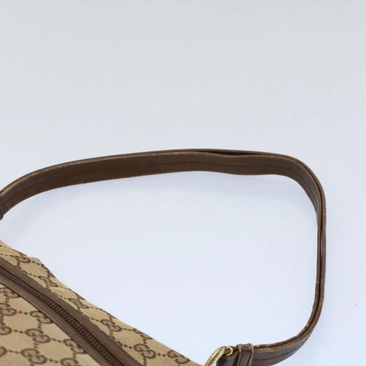 GUCCI GG Canvas Shoulder Bag Beige 130736  54324