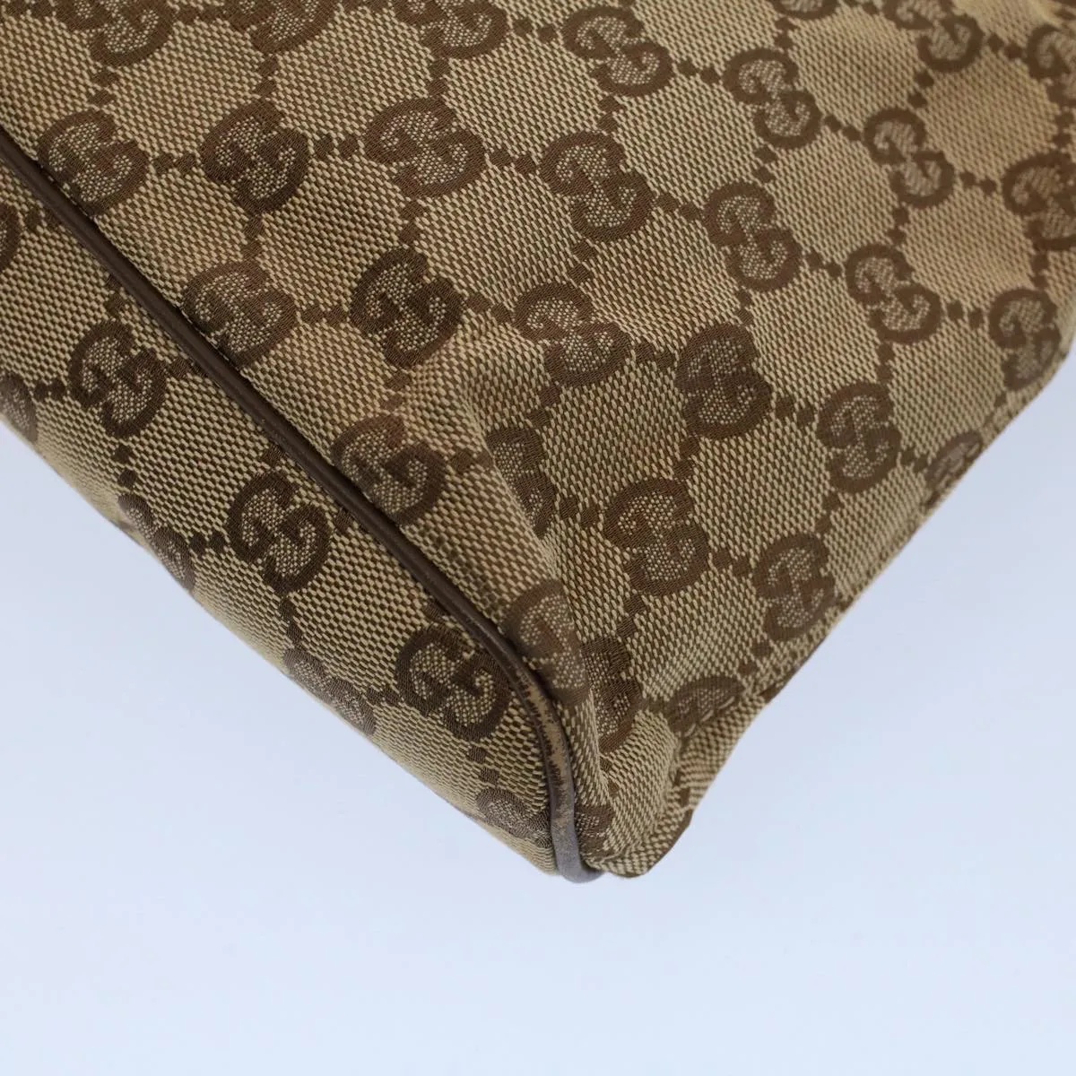 GUCCI GG Canvas Shoulder Bag Beige 130736  54324
