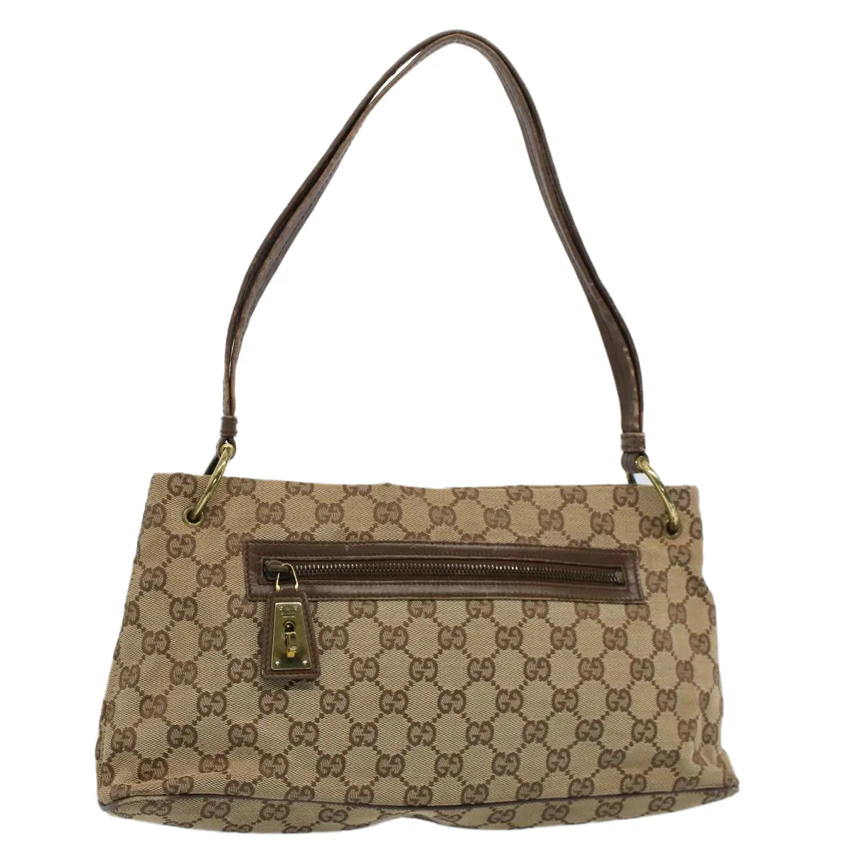 GUCCI GG Canvas Shoulder Bag Beige 130736  54324